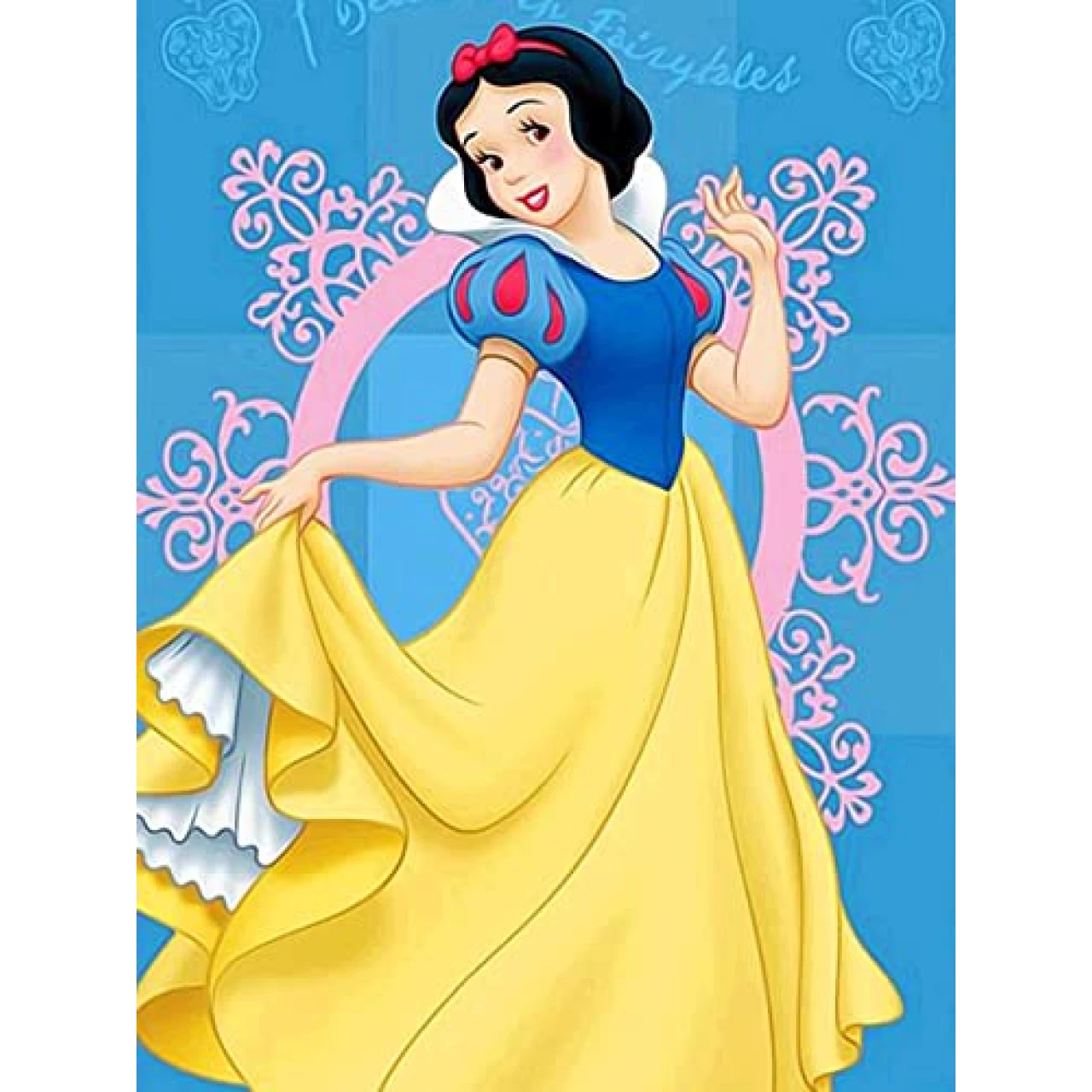 PALODIO 5D Diamond Painting Kits Princess, Paint with Diamond Art Cartoons Girl, Paint by Numbers Full Round Drill Cross Stitch Crystal Rhinestone Home Wall Decoration 12x16 inch-8