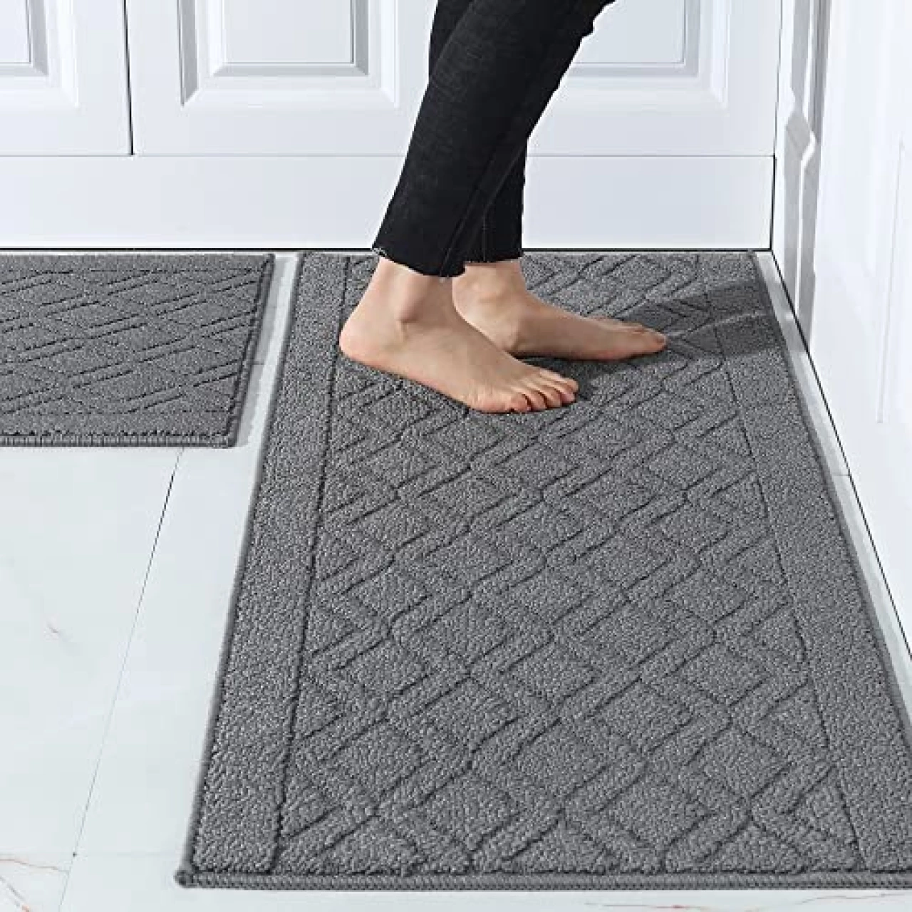 COSY HOMEER 48x20 Inch/30X20 Inch Kitchen Rug Mats