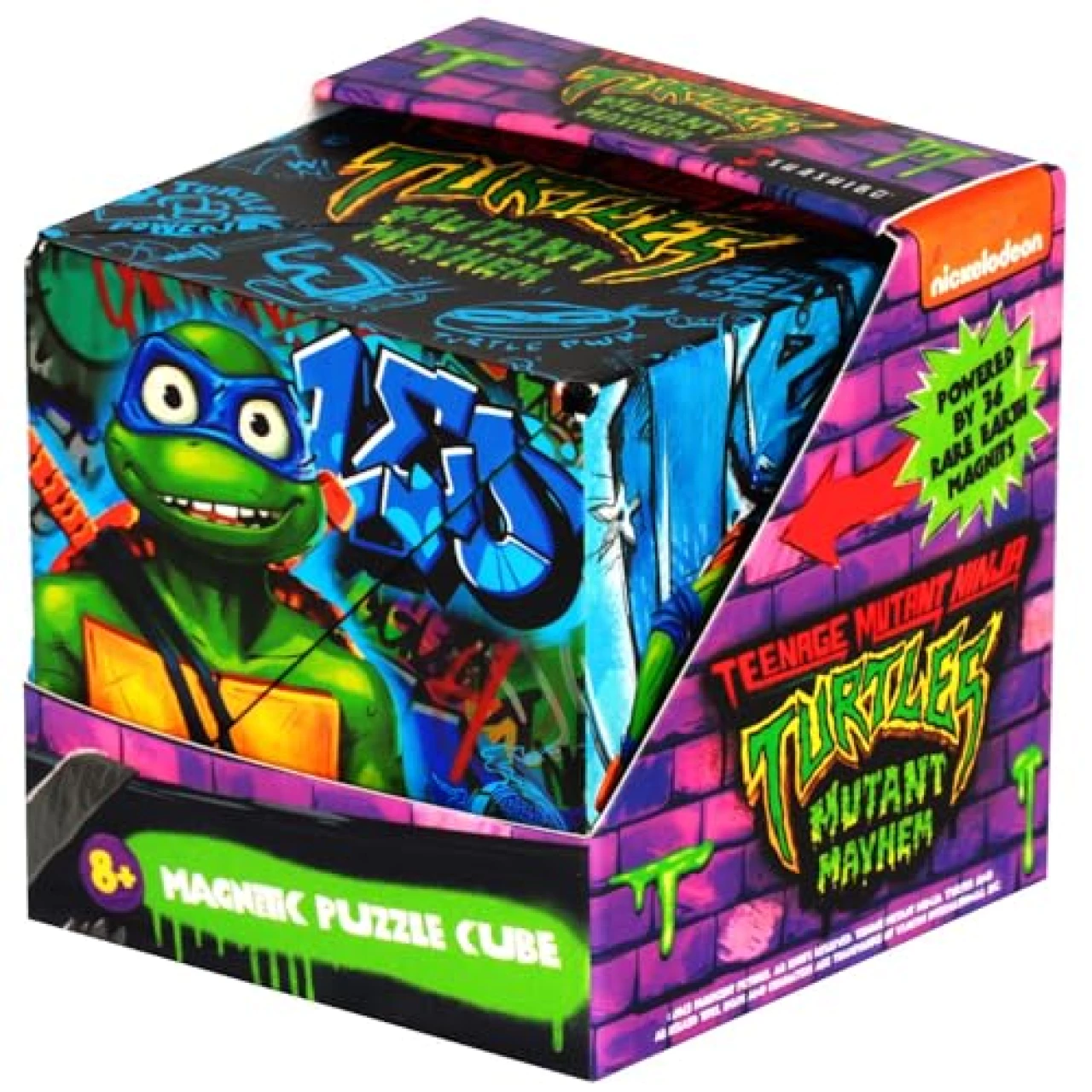 SHASHIBO Teenage Mutant Ninja Turtles Shape Shifting Box - Award-Winning, Patented Magnetic Puzzle Cube w/36 Rare Earth Magnets