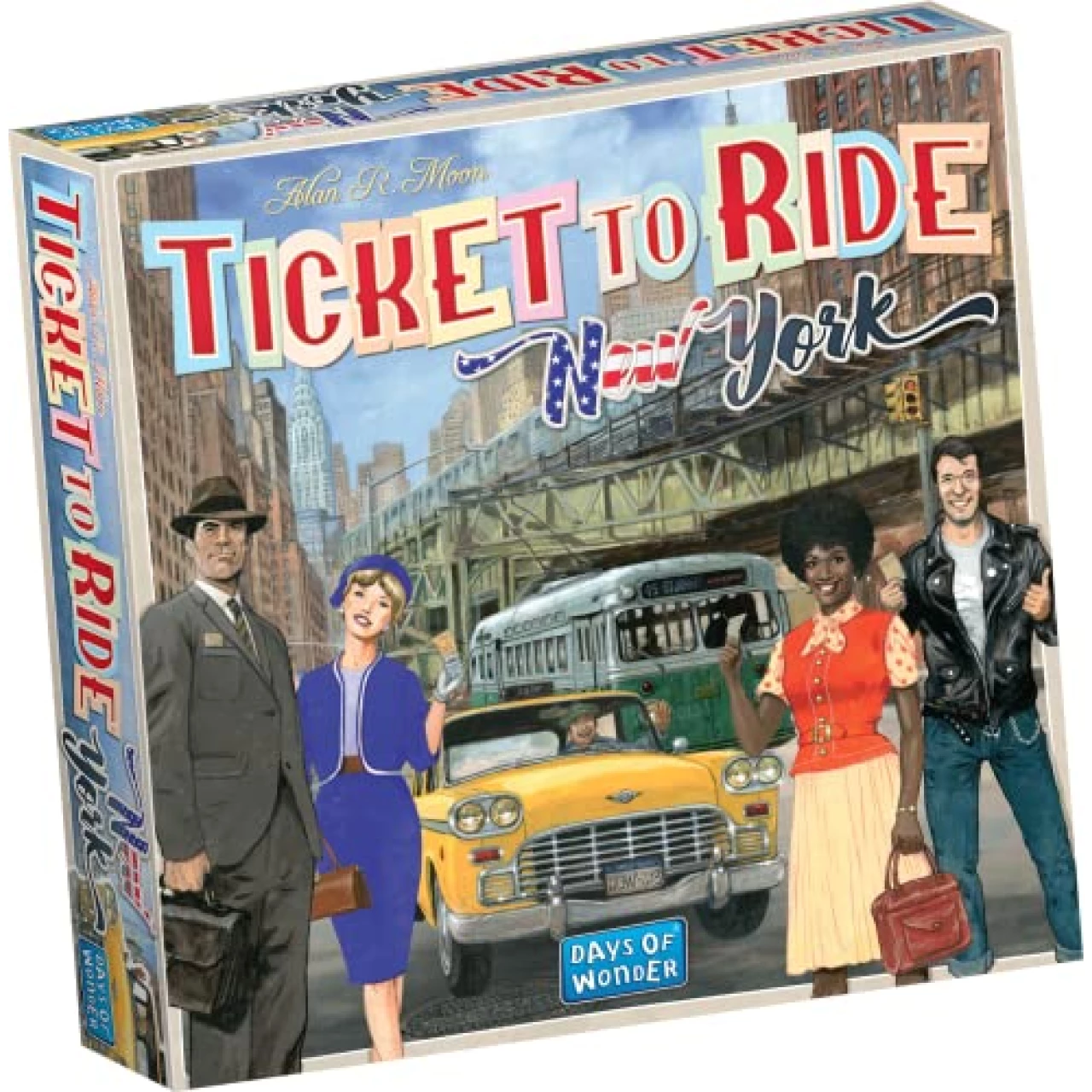 Ticket to Ride New York Board Game | Train Route-Building Strategy Game | Fun Family Game for Kids and Adults | Ages 8+ | 2-4 Players | Average Playtime 10-15 Minutes | Made by Days of Wonder