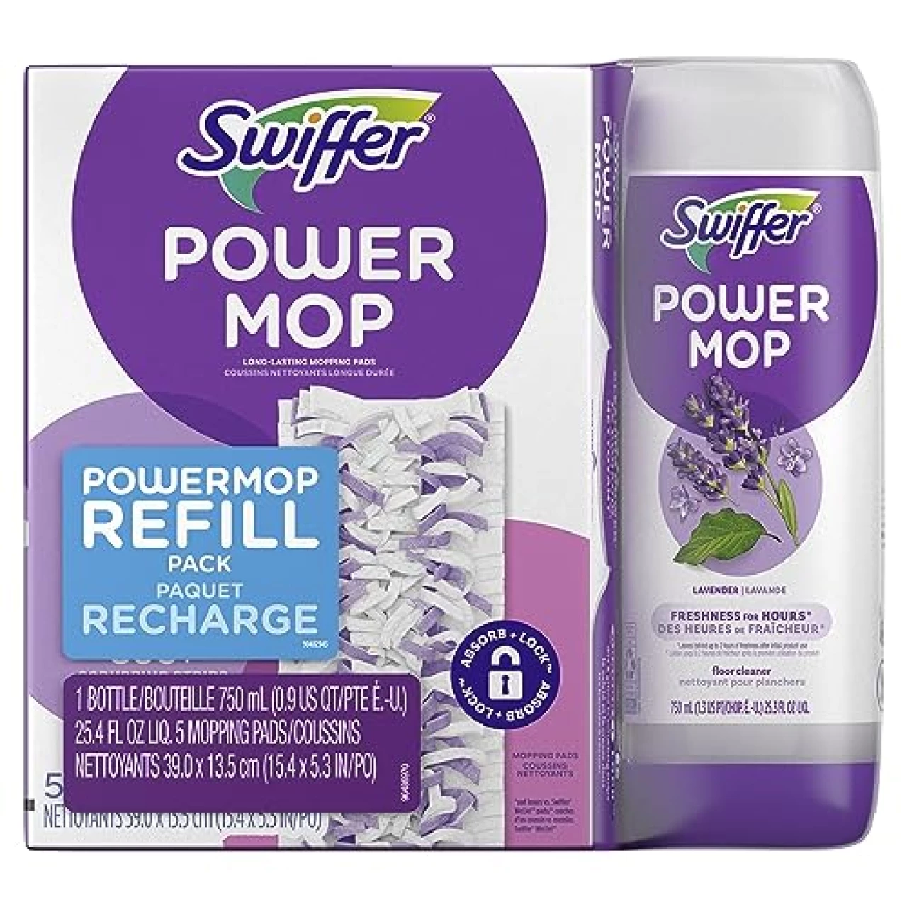 Swiffer PowerMop Multi-Surface Refill Pack for Floor Cleaning