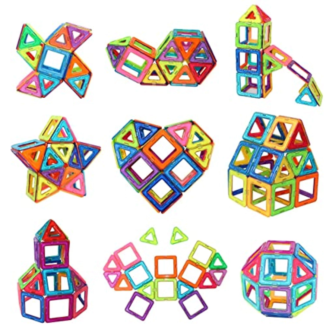 Magnetic Tiles Building Blocks STEM Toys for Toddlers