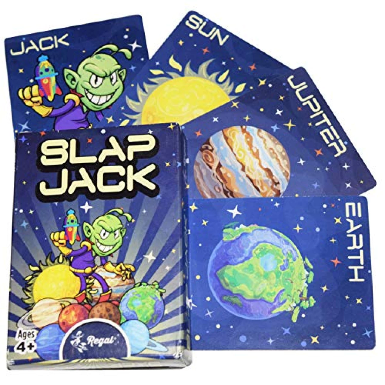 Regal Games - Classic Card Games - Slap Jack - Card Game Gift for Christmas, Birthdays, Holidays, and Family Gatherings