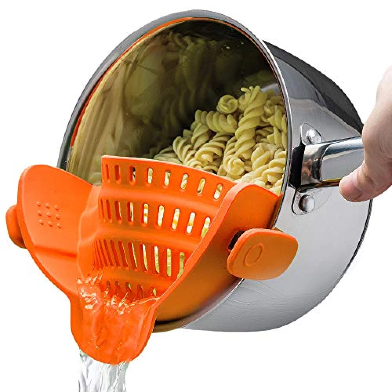 Kitchen Gizmo Snap N Strain Pot Strainer and Pasta Strainer