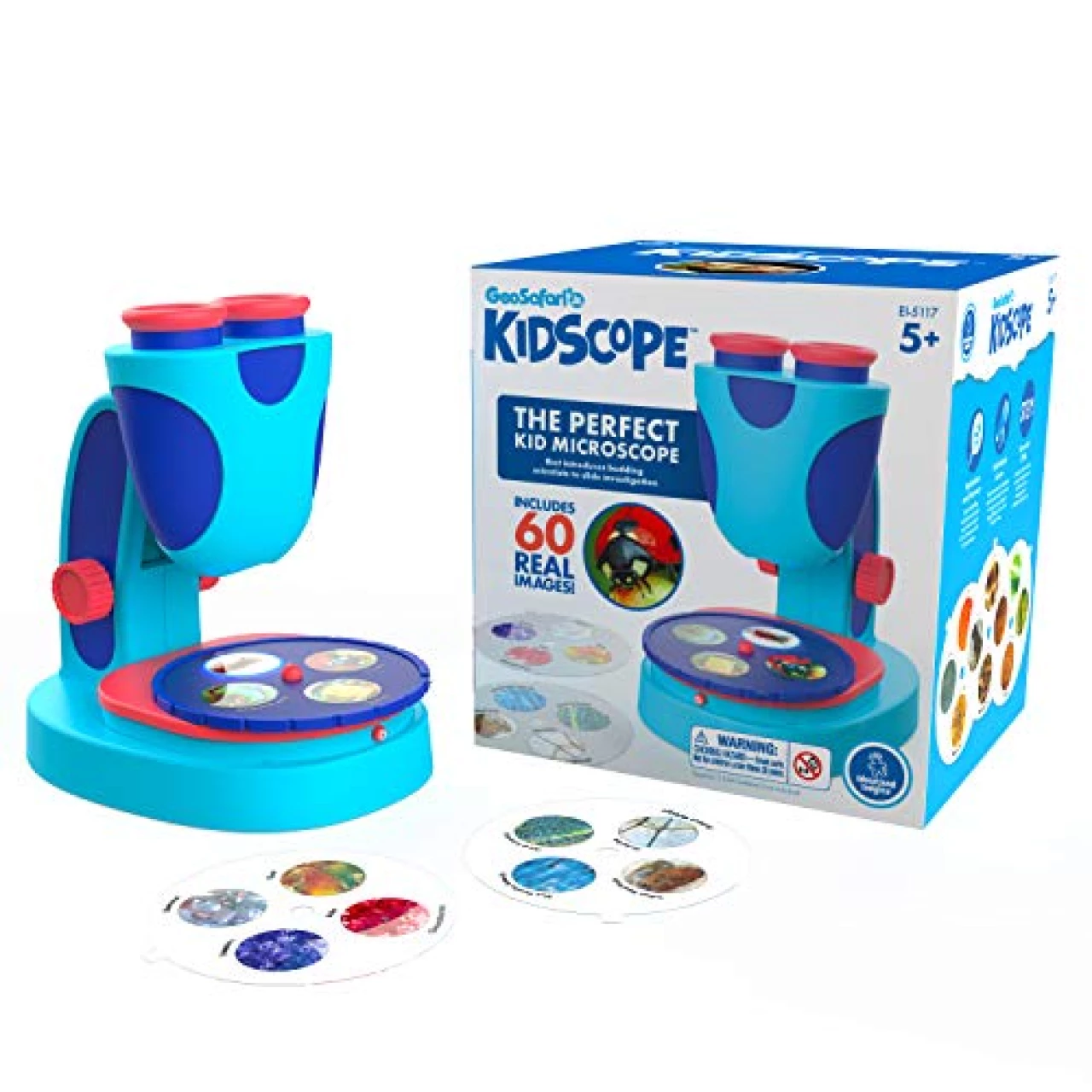 Educational Insights GeoSafari Jr. Kidscope, Kids Microscope, STEM Toy, Gift For Boys &amp; Girls, Ages 5+