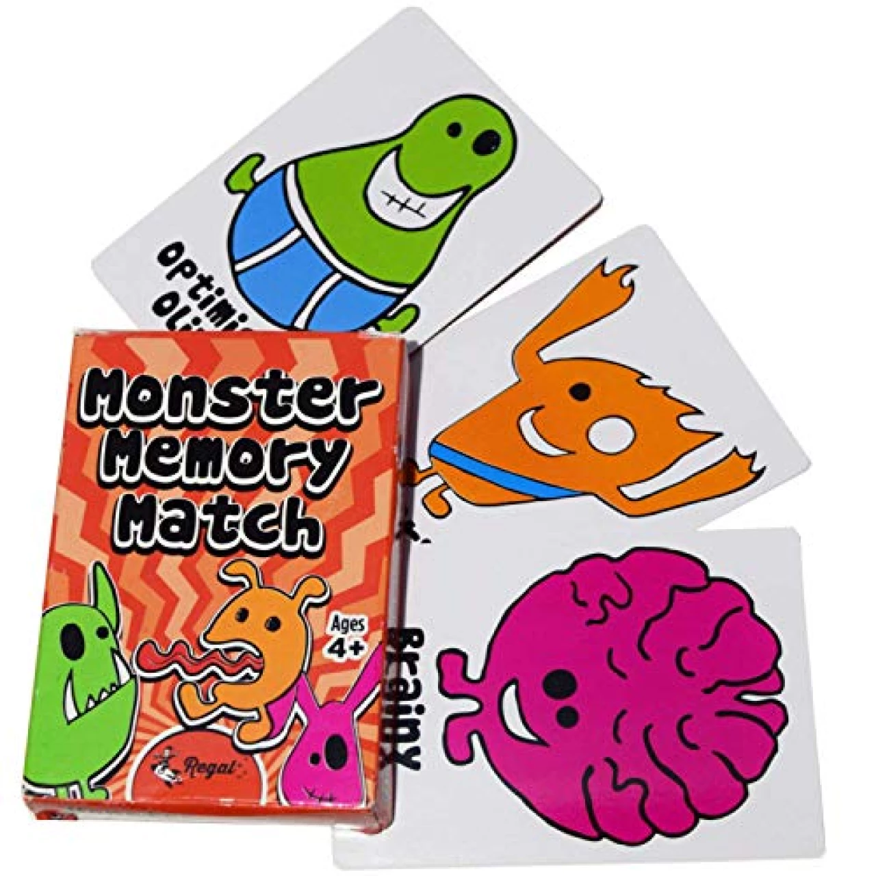 Regal Games - Classic Card Games - Silly Monster Memory Match