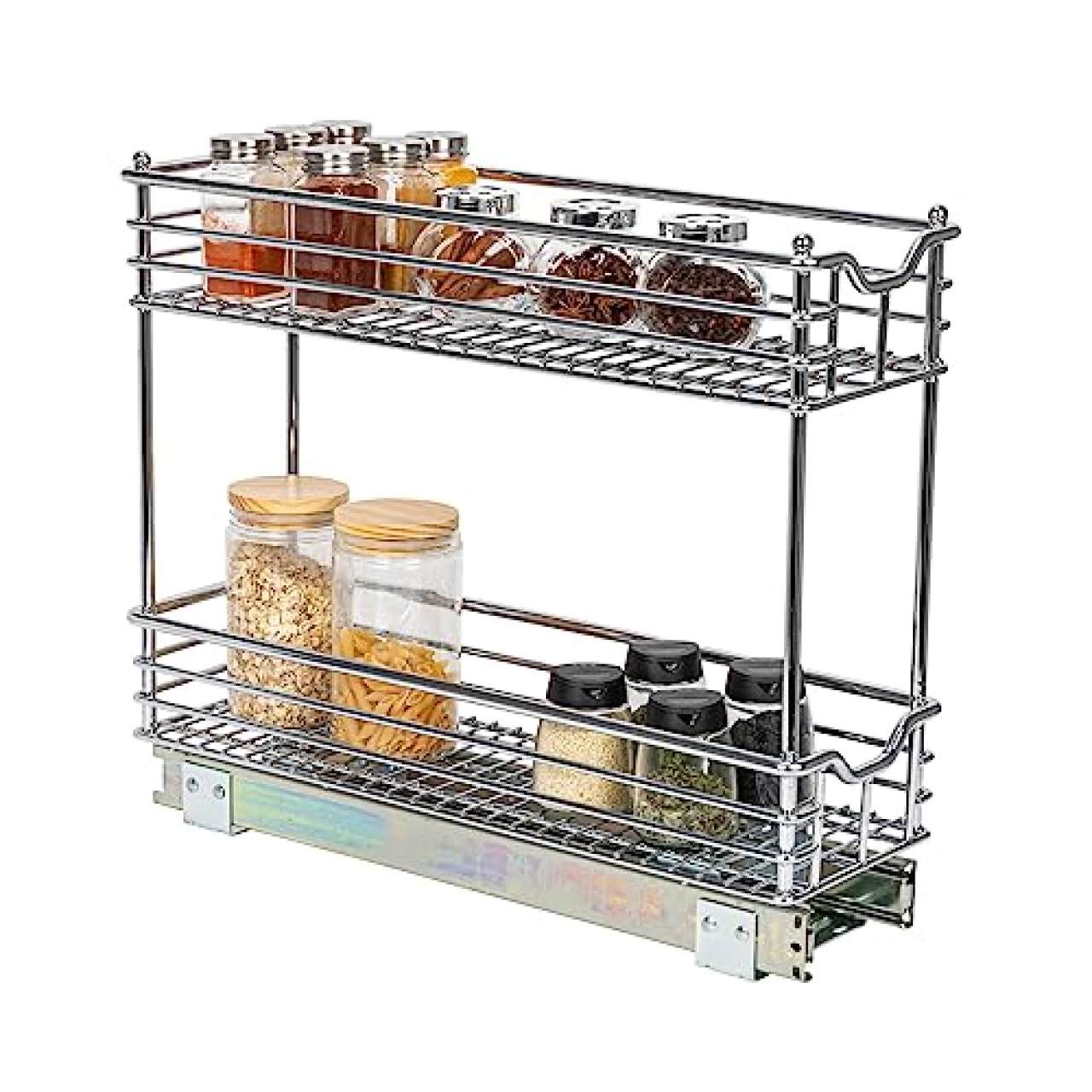 Household Essentials Narrow Sliding Cabinet Organizer