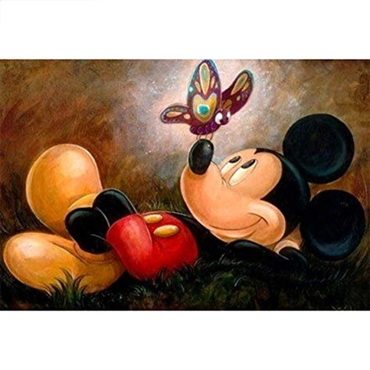 Karyees Disney Mickey Mouse Paint by Numbers Kits 20x16 in DIY Painting by Numbers Kits