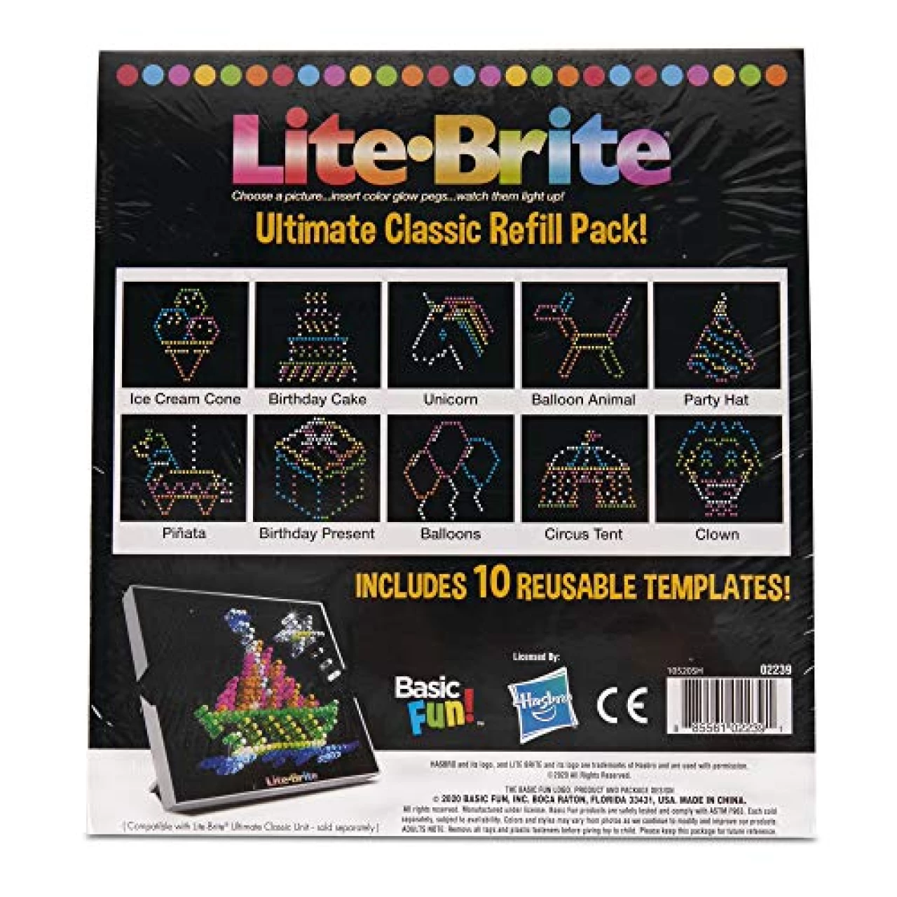 Lite Brite Ultimate Classic Party Refill Pack - Celebration Theme