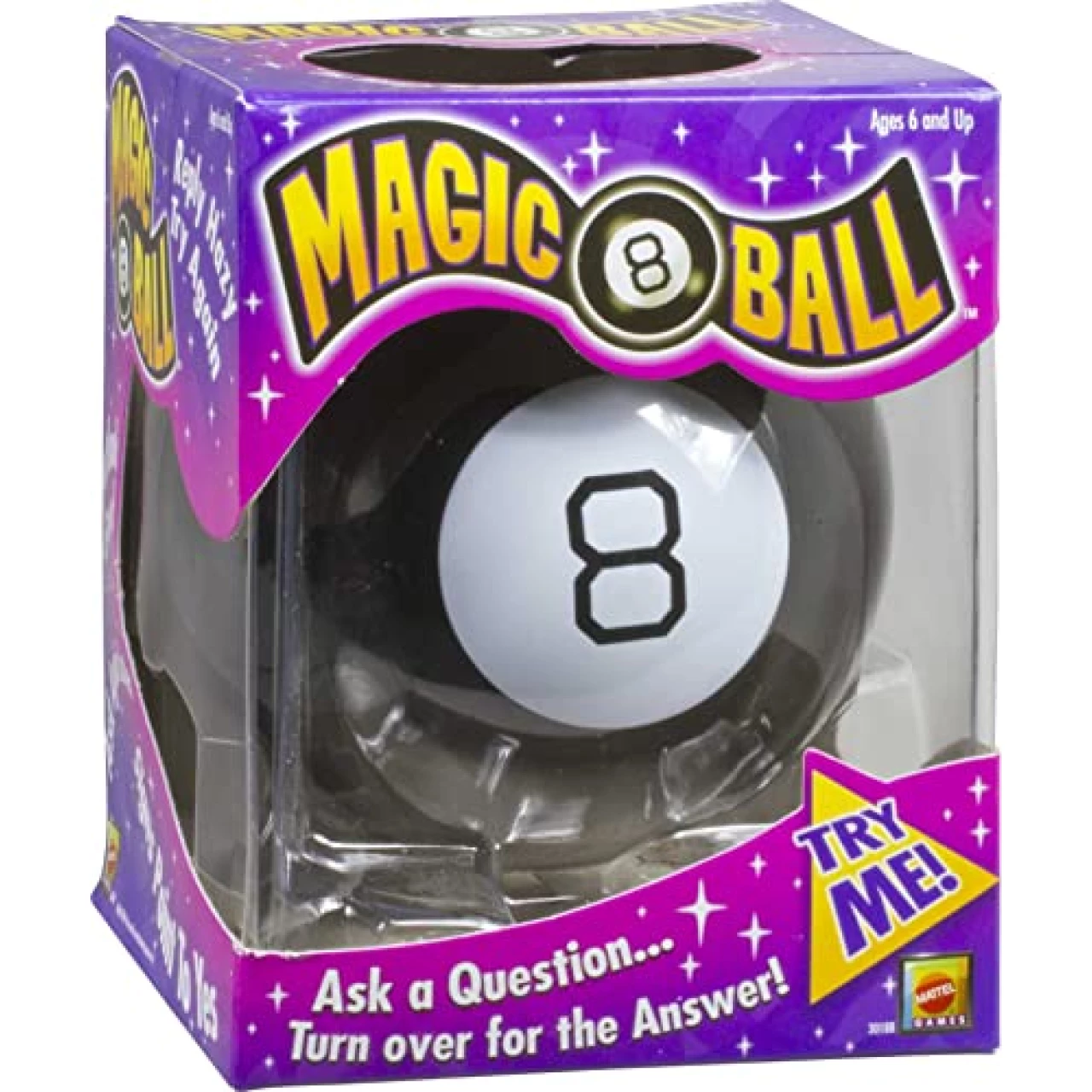 Mattel GamesMagic 8 Ball Toys and Games, Original Fortune Teller Ball, Ask A Question and Turn Over for Answer