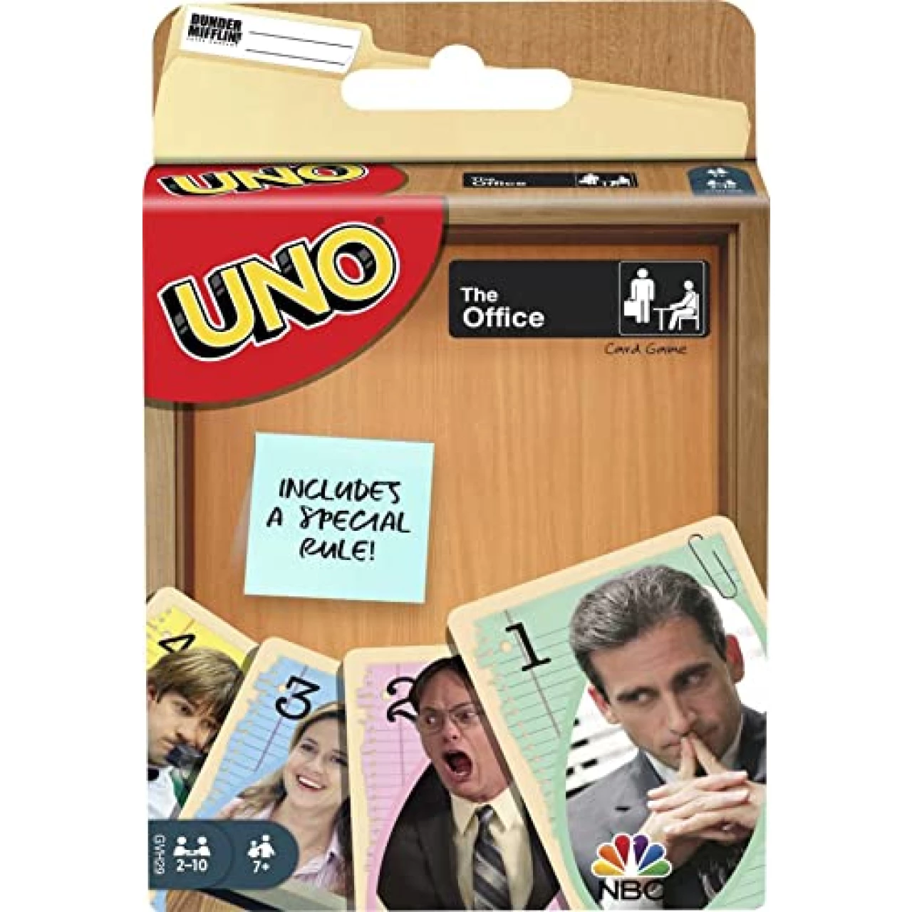 Mattel Games ​UNO The Office Card Game for Teens &amp; Adults for Family or Game Night with Special Rule for 2-10 Players