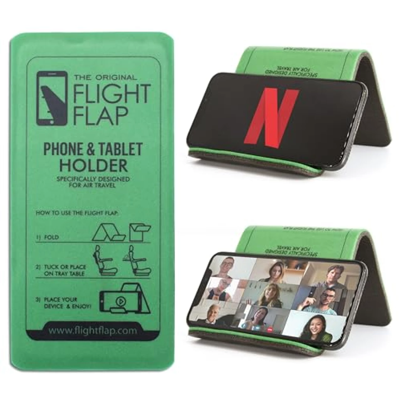 Flight Flap Phone &amp; Tablet Holder Stand 9x4”