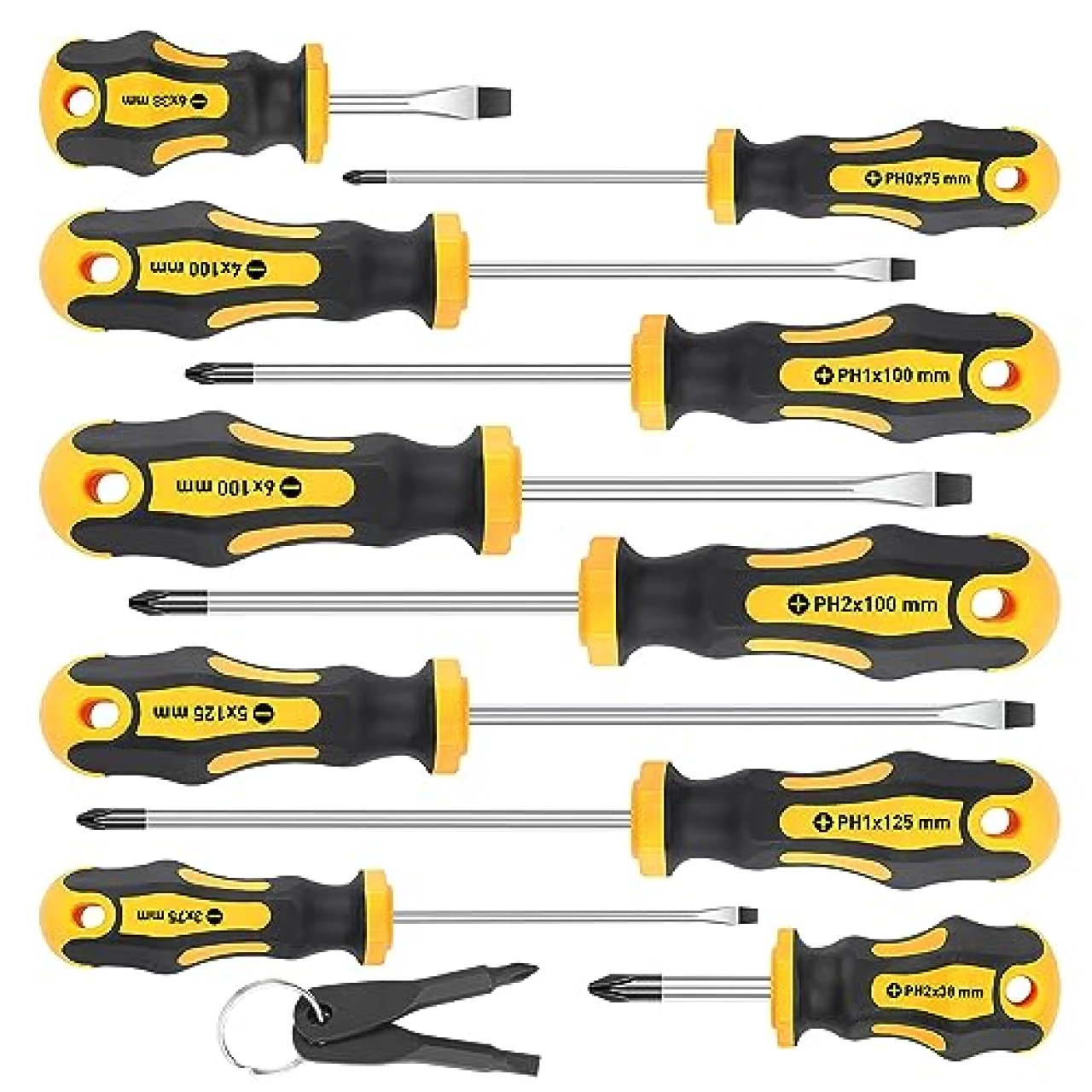 Amartisan 10-Piece Magnetic Screwdrivers Set