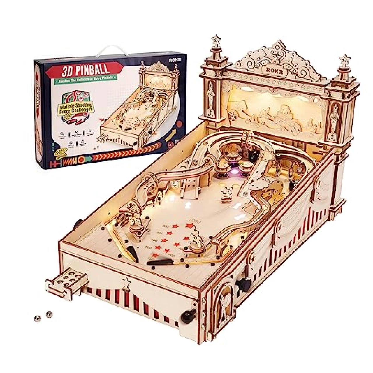 ROKR Miniature Pinball Machine