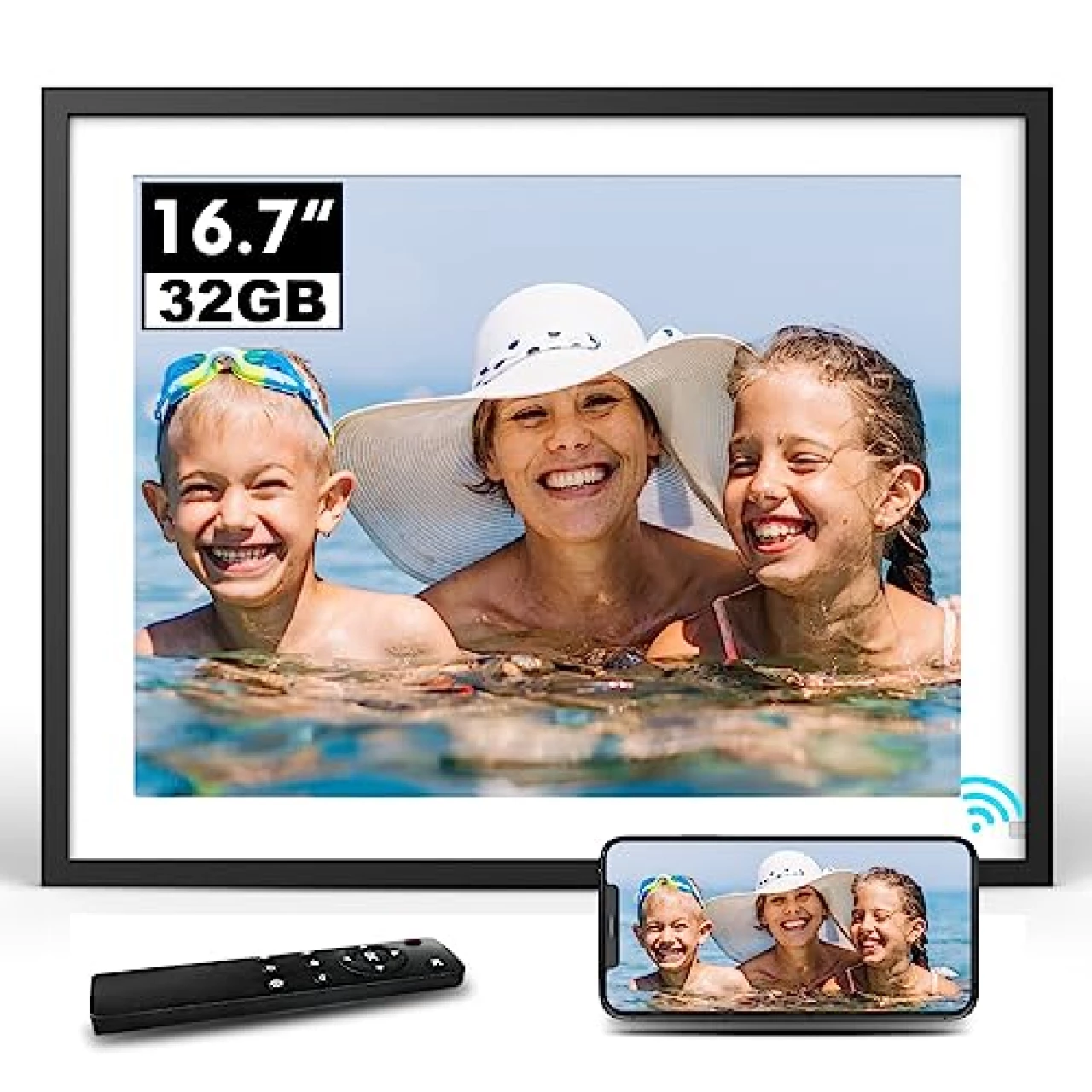 BSIMB 16.7-Inch 32GB WiFi Digital Picture Frame