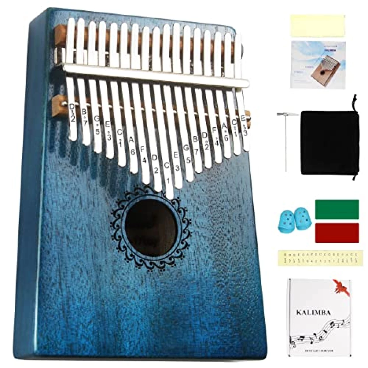 FLSEPAMB Kalimba 17 Key Thumb Piano