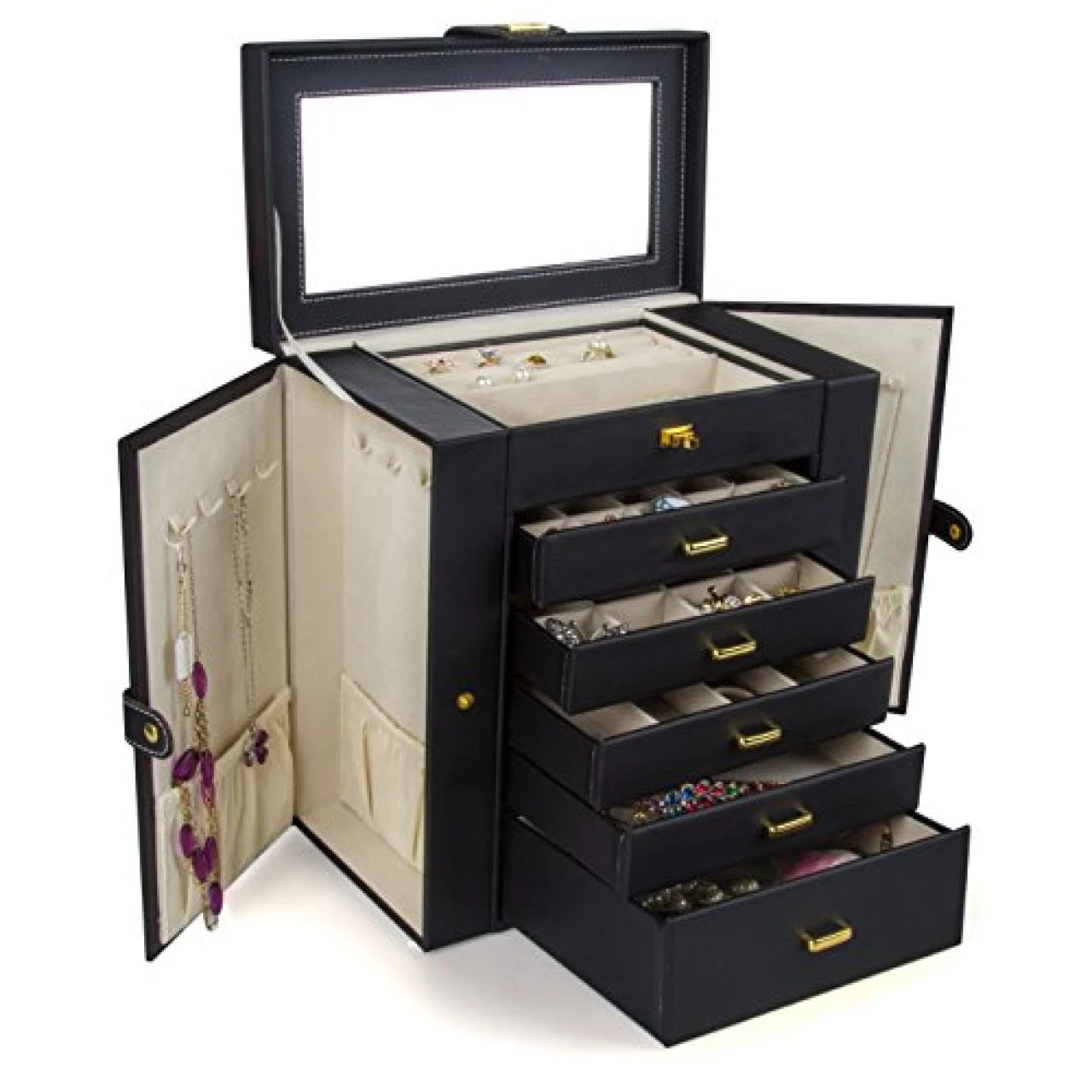 Kendal Extra Large Jewelry Box Jewelry Case