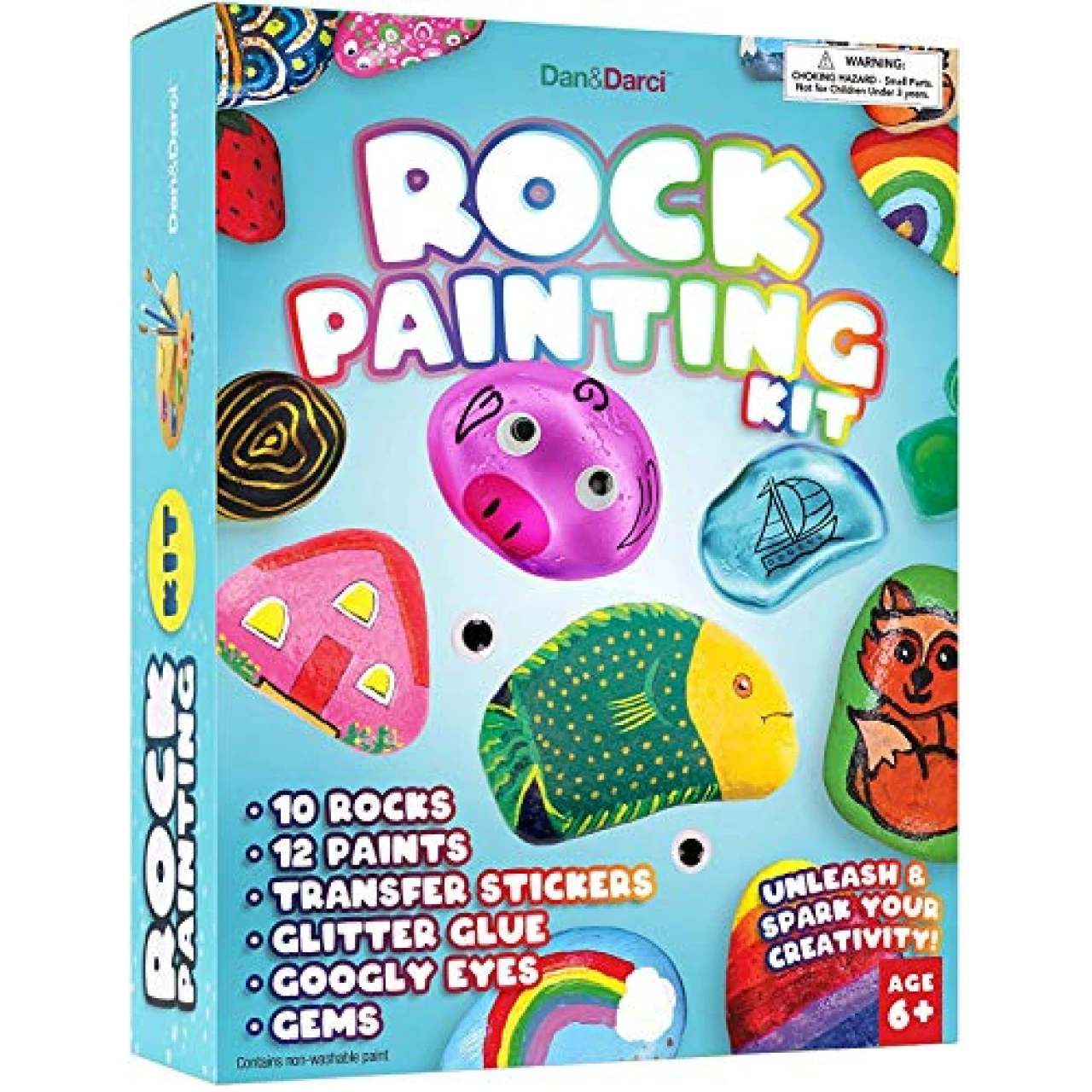 Rock Painting Kit for Kids - Arts and Crafts