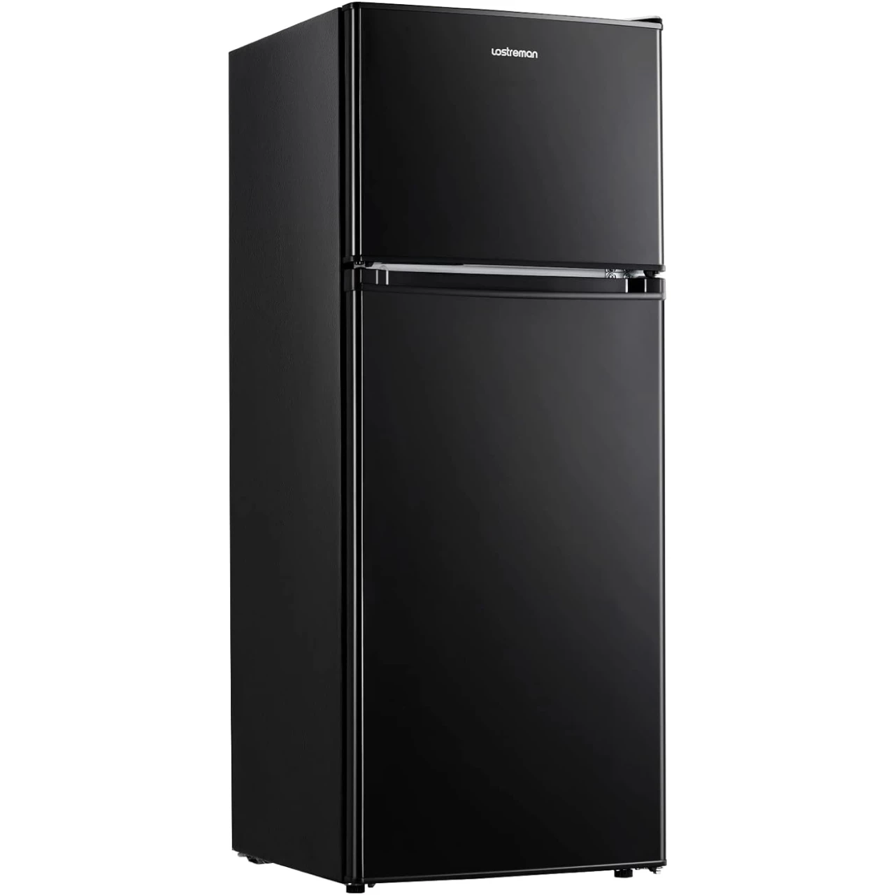 Upstreman 4.0 Cu.Ft Compact Refrigerator with Freezer, Large Capacity Double Door Mini Fridge