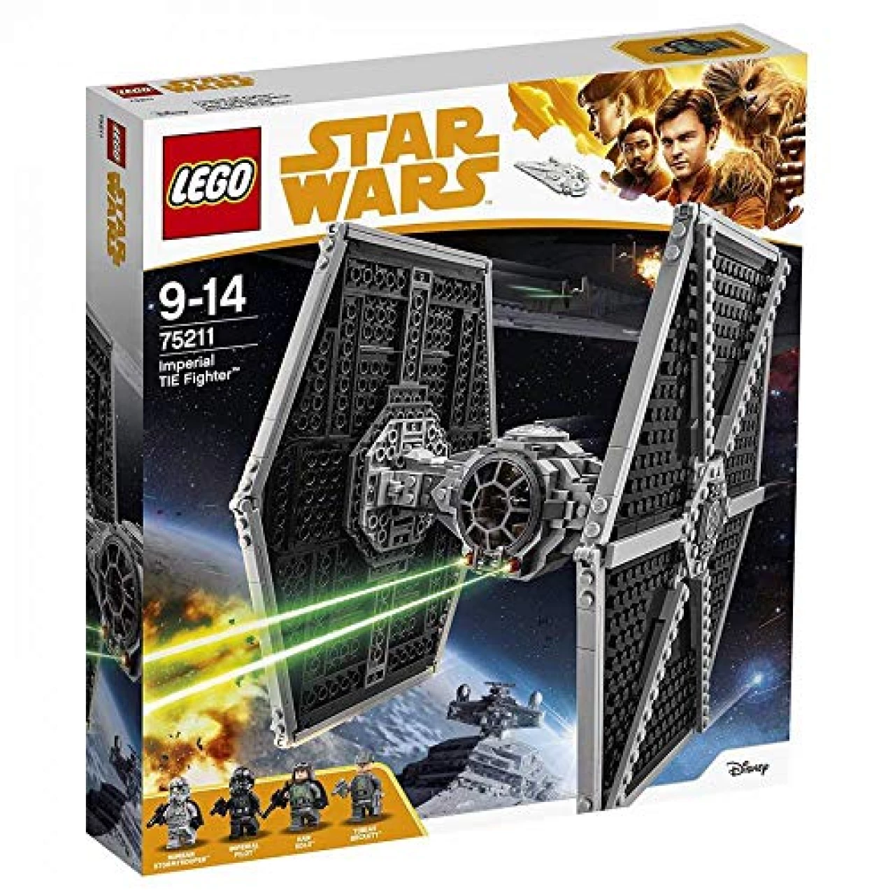 LEGO Star Wars Imperial TIE Fighter 75211 Building Kit (519 Pieces)