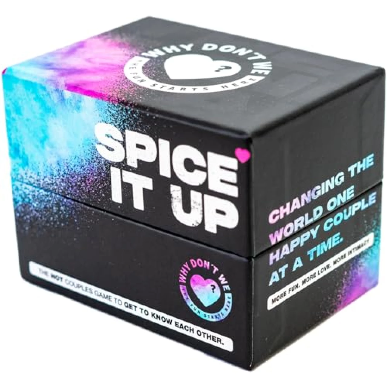 Spice IT UP by Why Don’t We. Spicy Couples Games for Adults with 150 Cards with Conversations, Spicy Dares &amp; More - Best Date Night Games for Couples - Romantic Adult Couple Games