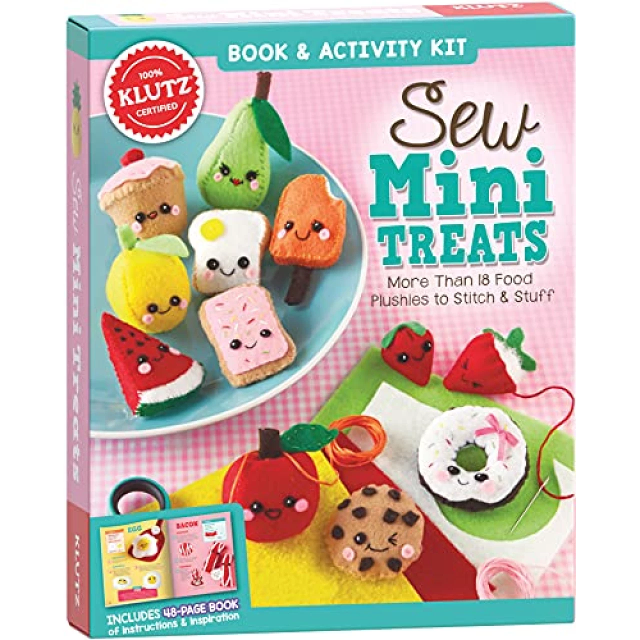 Klutz Sew Mini Treats Craft Kit, 8&quot; Length x 1.5&quot; Width x 9&quot; Height