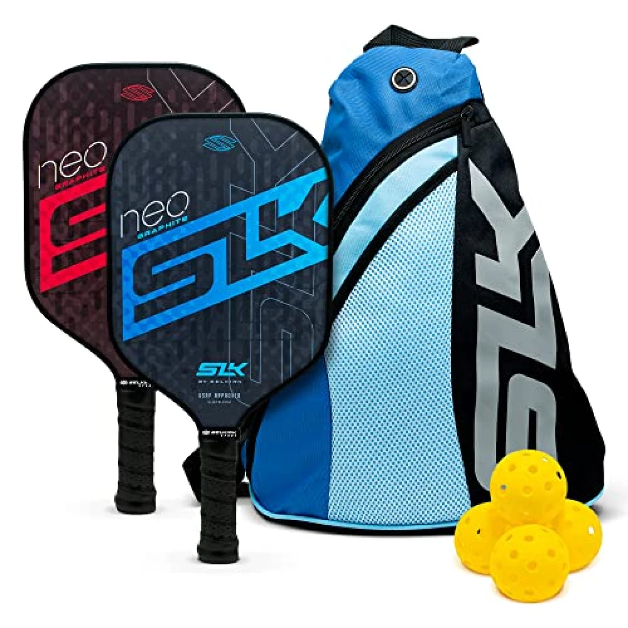 SLK by Selkirk Pickleball Paddles | Multilayer Fiberglass and Graphite Paddle Face | SX3 Honeycomb Core