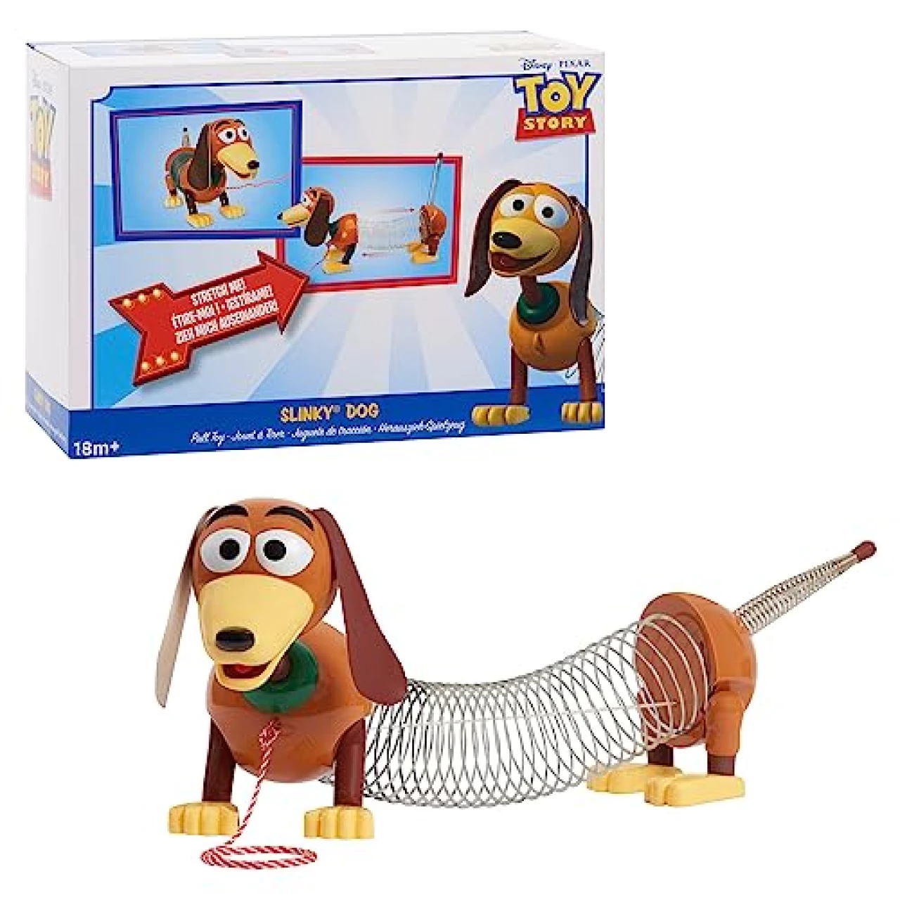 Disney•Pixar&rsquo;s Toy Story Slinky Dog Pull Toy, Walking Spring Toy (Ages 18+)