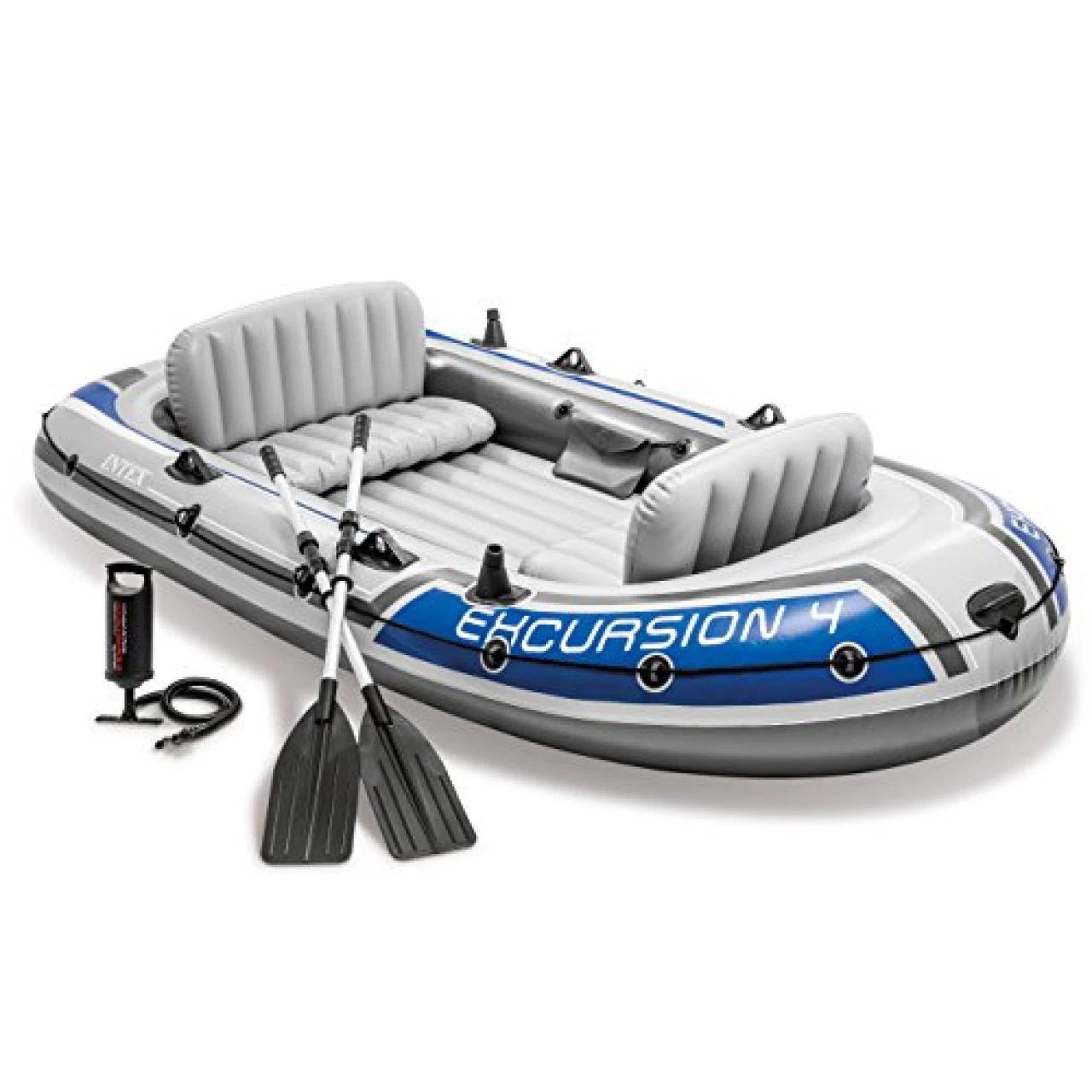 INTEX 68324EP Excursion 4 Inflatable Boat Set