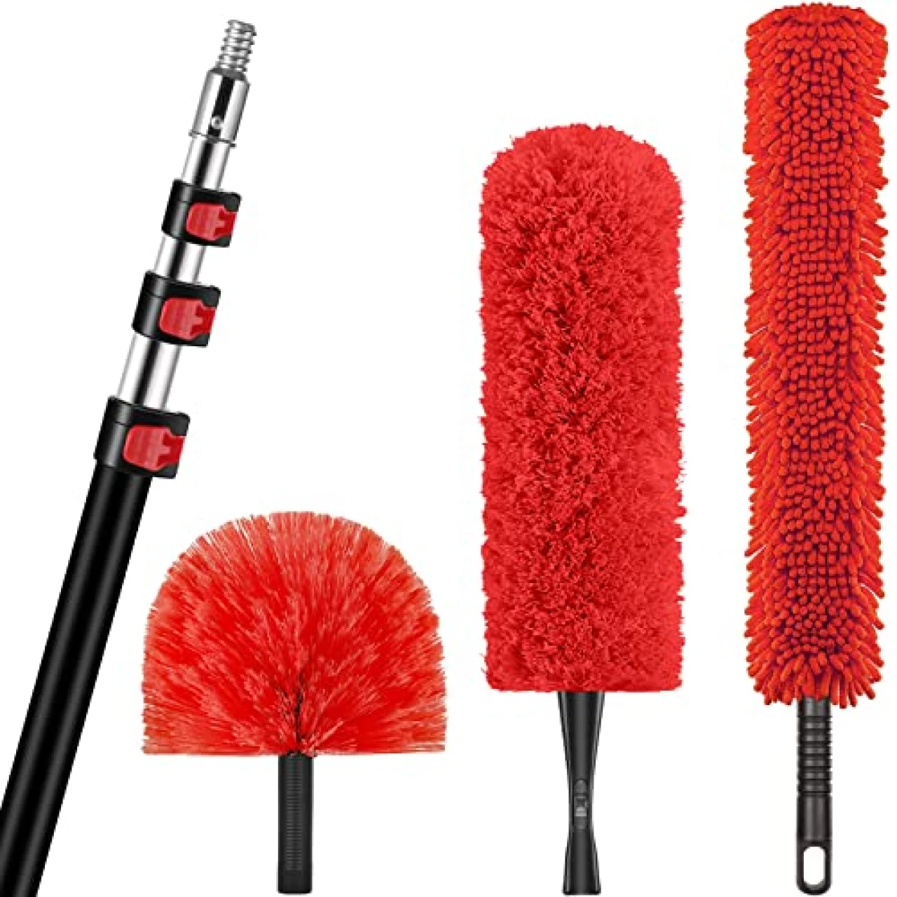 30 Foot High Reach Dusting Kit with 6-24 Foot Extension Pole