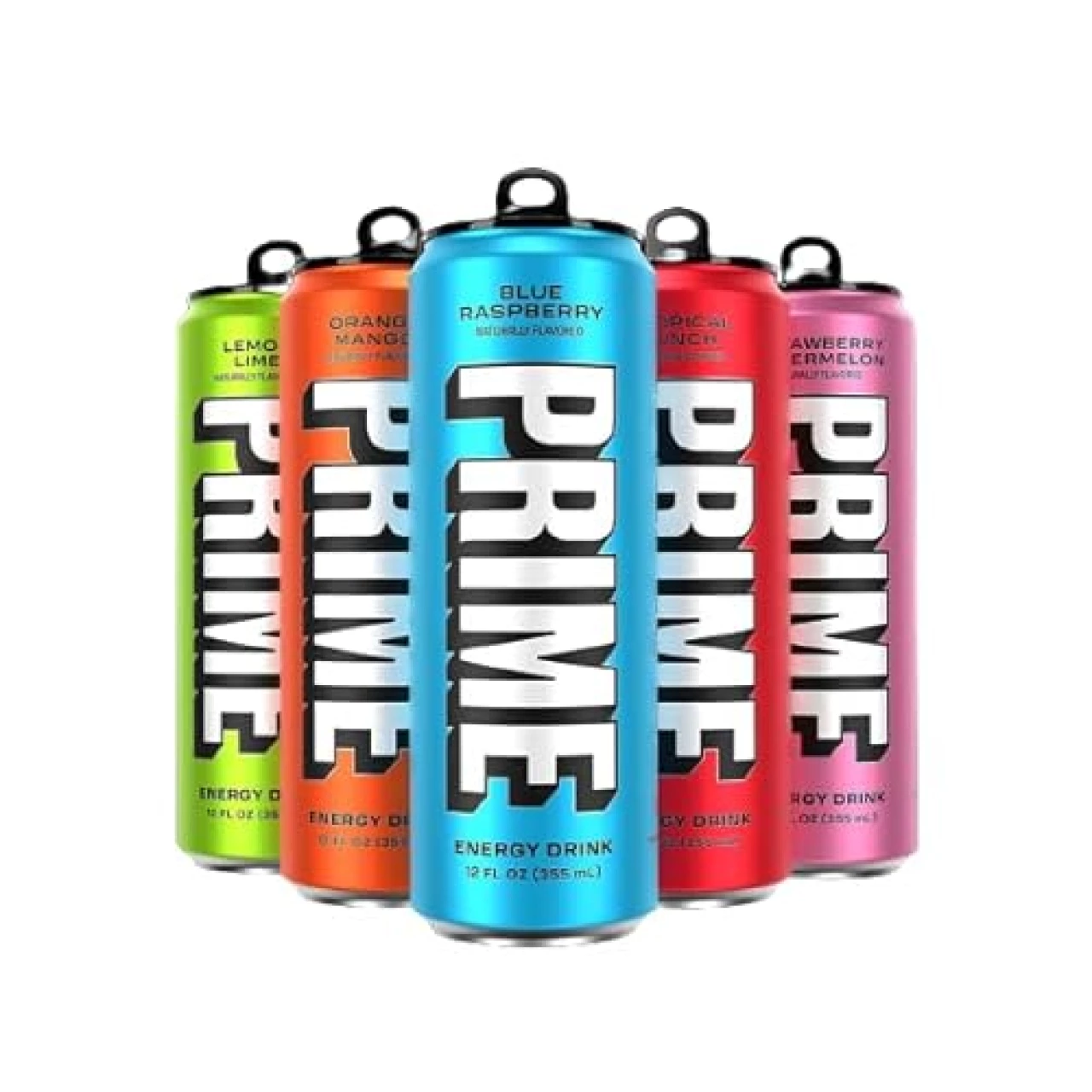 Prime Hydration Energy Drink Cans 5 Flavor Variety Pack