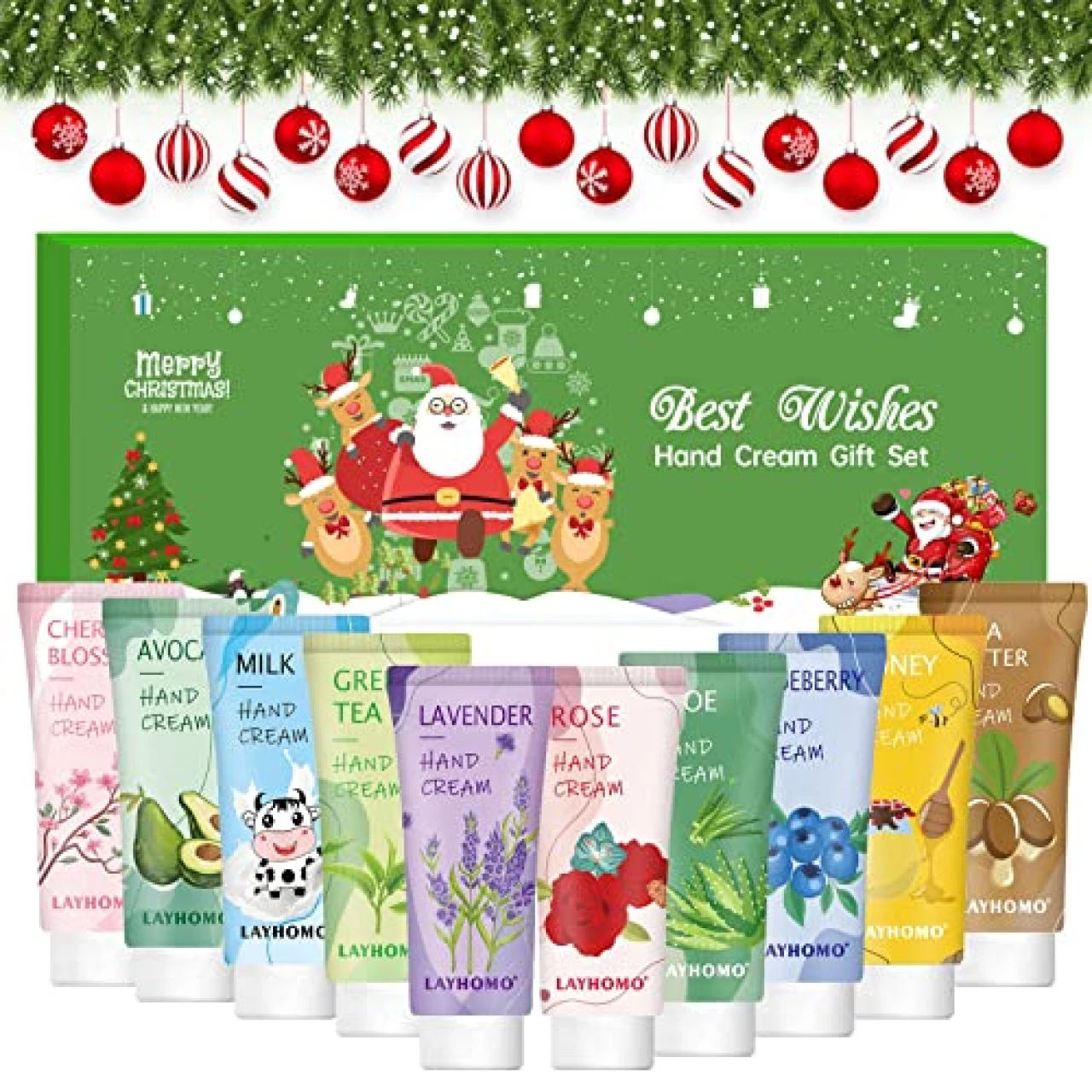 DBEAUTYM 10 Pack Hand Cream Gifts Set-Travel Size Lotion for Women