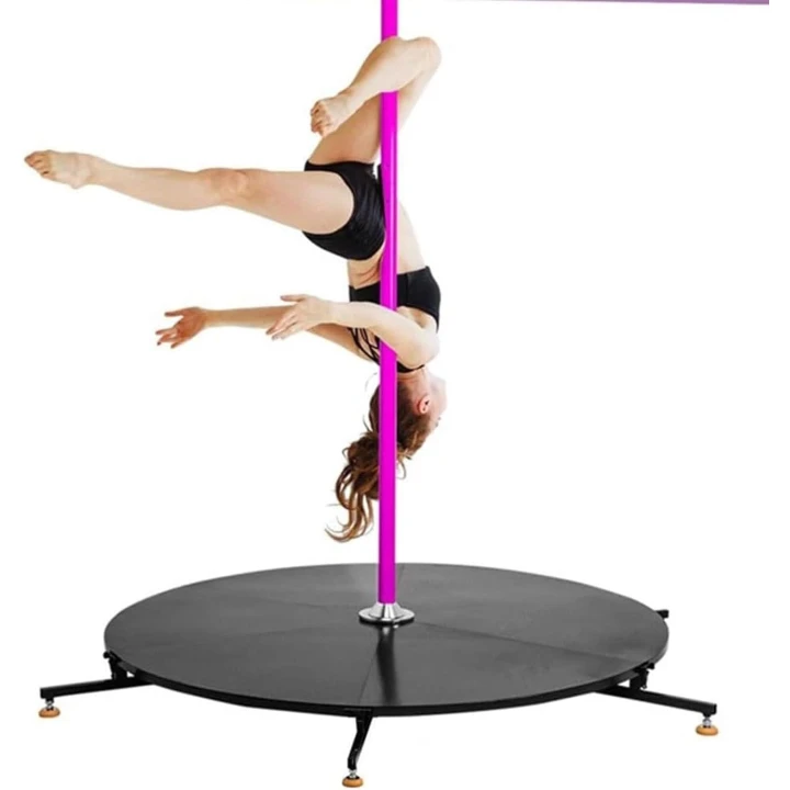 Click to view WUHUQN Dance Pole Kit Professional 45mm Spinning and Static Steel Dance Pole