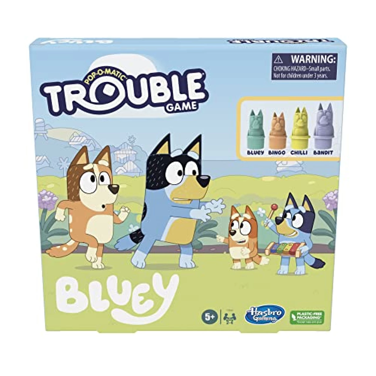 Hasbro Gaming Trouble: Bluey Edition Board Game