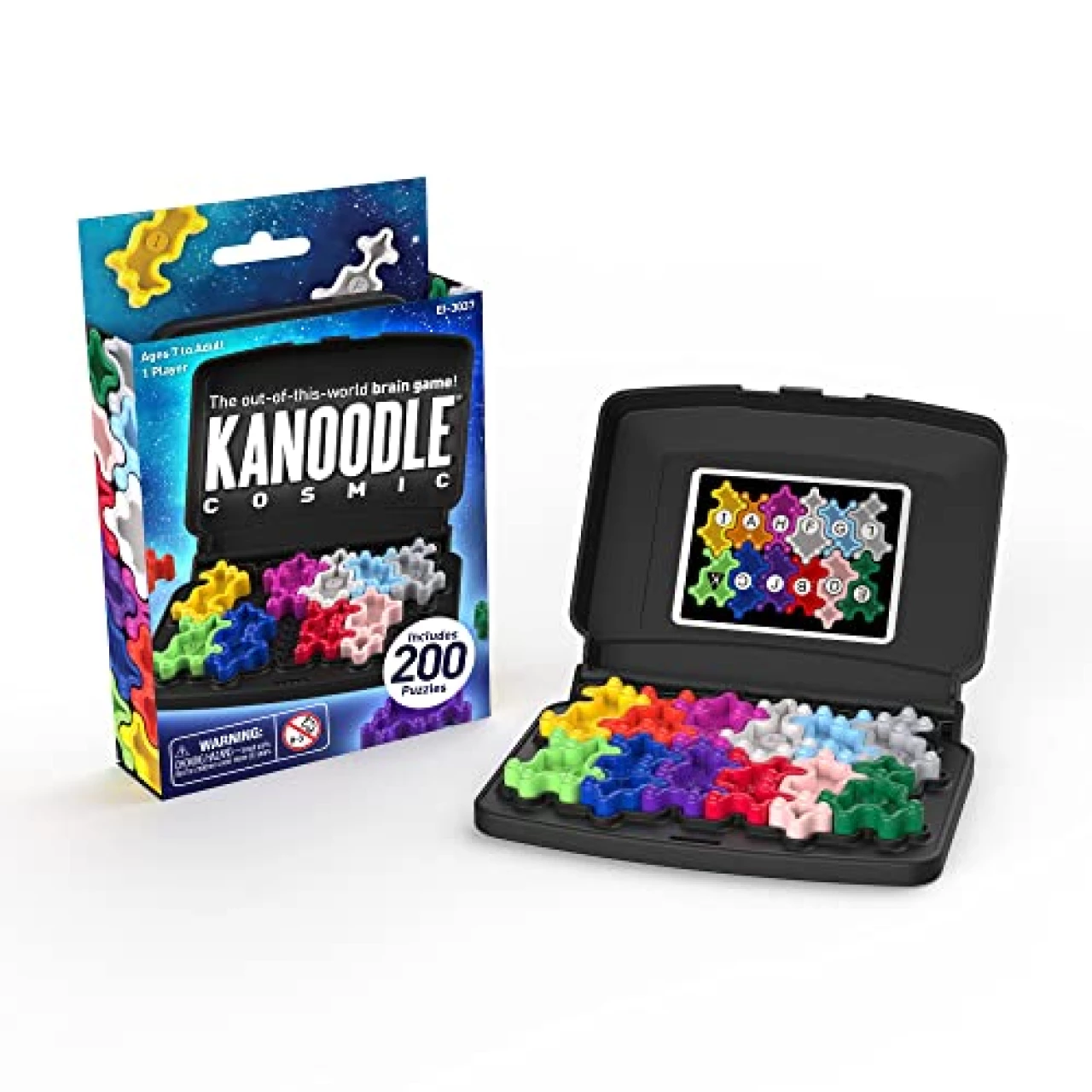 Educational Insights Kanoodle Cosmic, Brain Teaser Puzzle Challenge Game