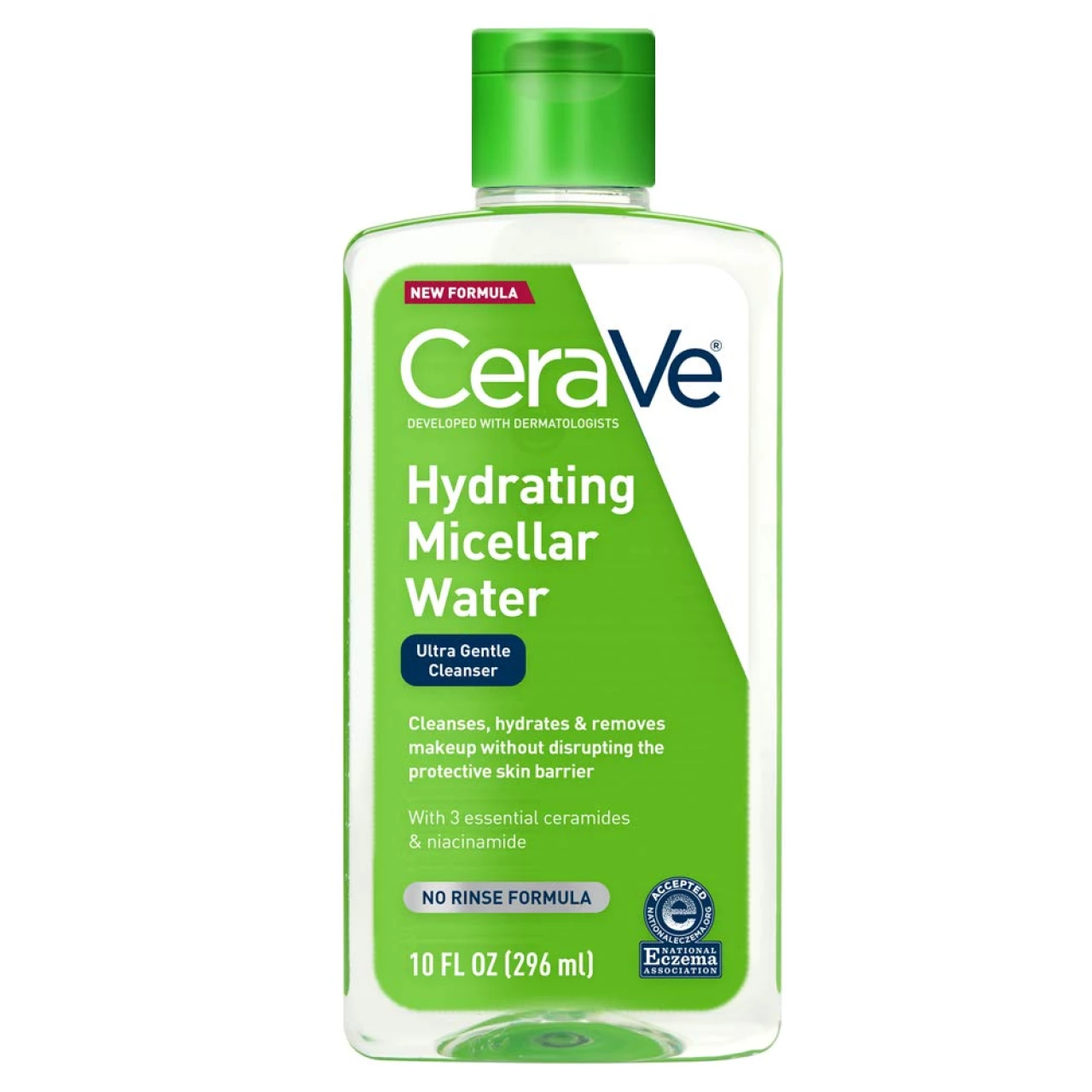 CeraVe Micellar Water | New &amp; Improved Formula | Hydrating Facial Cleanser &amp; Eye Makeup Remover | Fragrance Free &amp; Non-Irritating | 10 Fl. Oz
