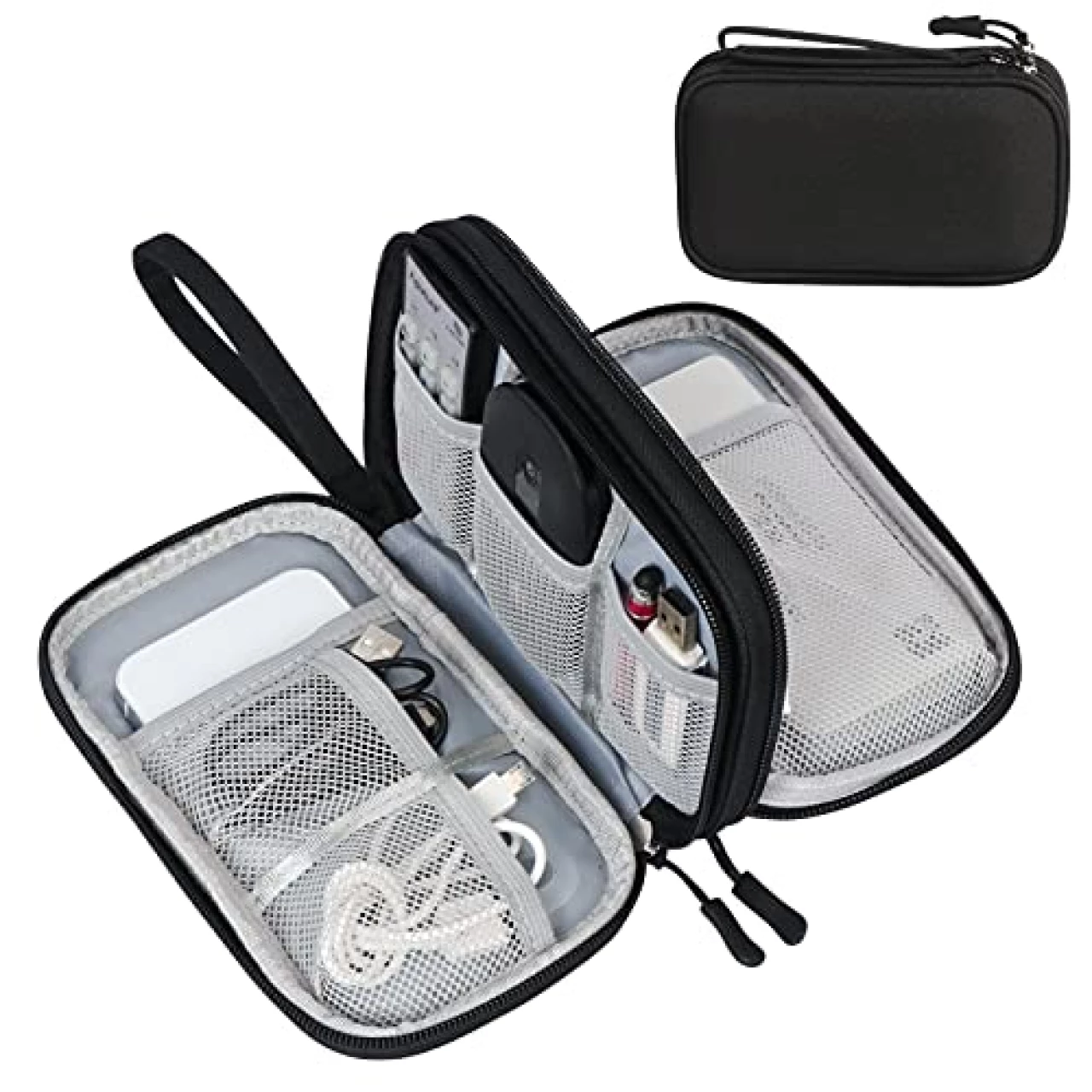 FYY Travel Cable Organizer Pouch Electronic Accessories Carry Case