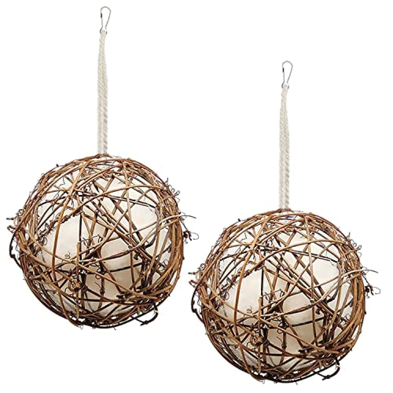 Gute Globe Hummingbird Nesters, Hummingbird Nesting Houses Set of 2, Bird Nesting Materials Holder