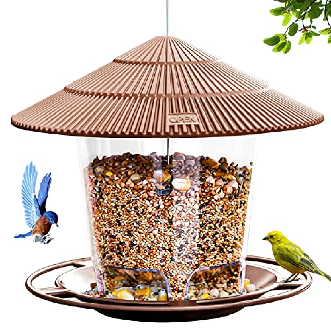 Hanizi Hanging Bird Feeder Squirrel Proof