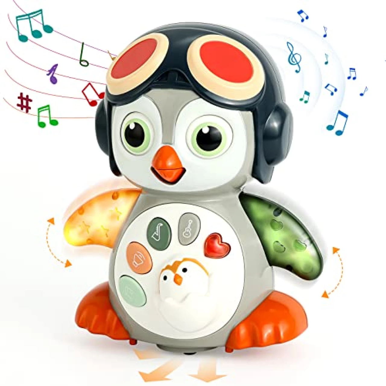 Penguin Toys for 1 Year Old Boy Girl, Musical Toys for Toddlers 1-3, One Year Old Boy Toys, Interactive Dancing Toys for 1+ Year Old, Singing Early Learning Toys for 1 2 3