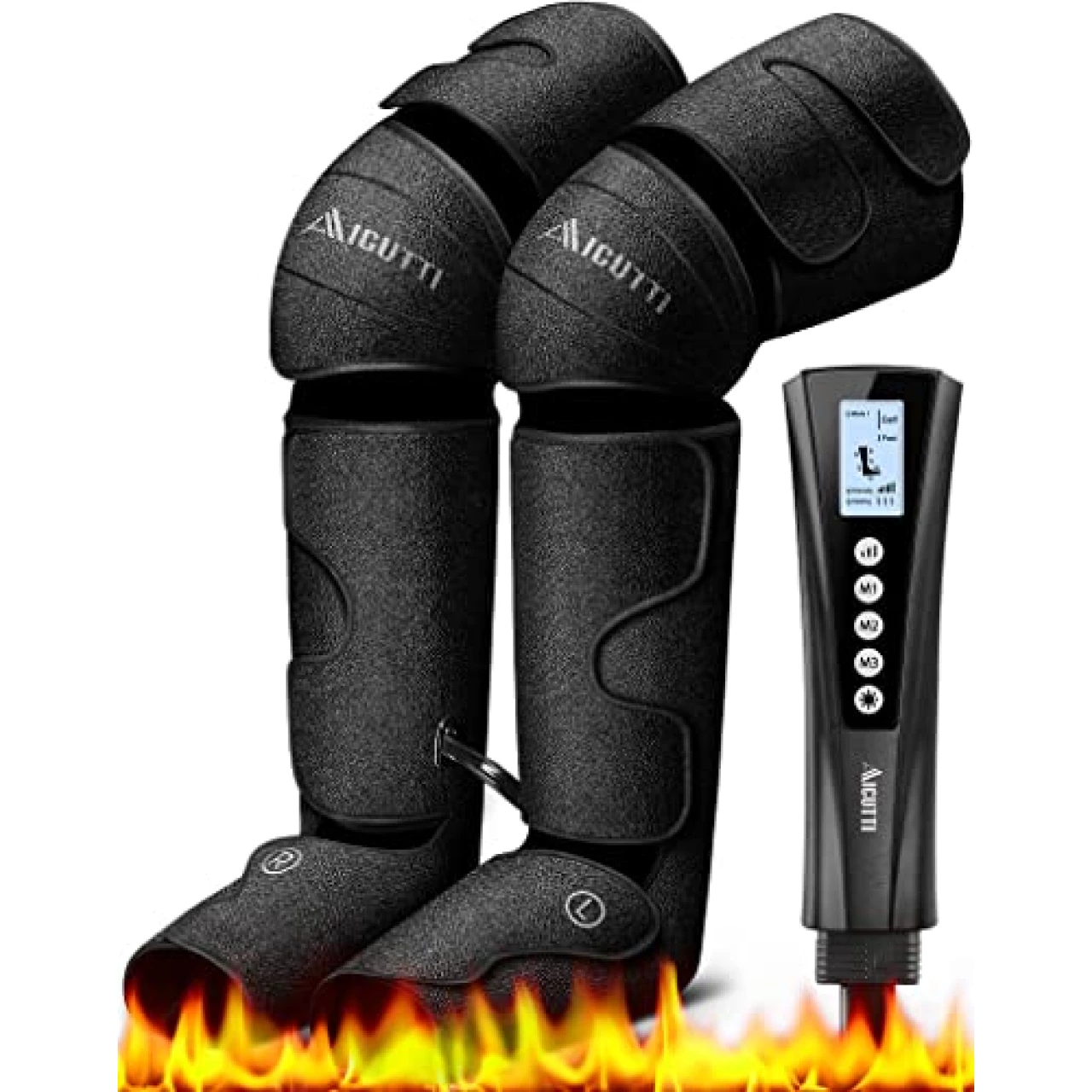 AICUTTI Air Compression Massager with Heat, Foot Leg Massager