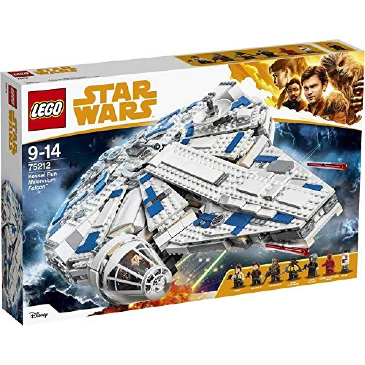 LEGO Star Wars Solo: A Star Wars Story Kessel Run Millennium Falcon 75212 Building Kit and Starship Model Set, Popular Building Toy and Gift for Kids (1414 Pieces) (Discontinued by Manufacturer)