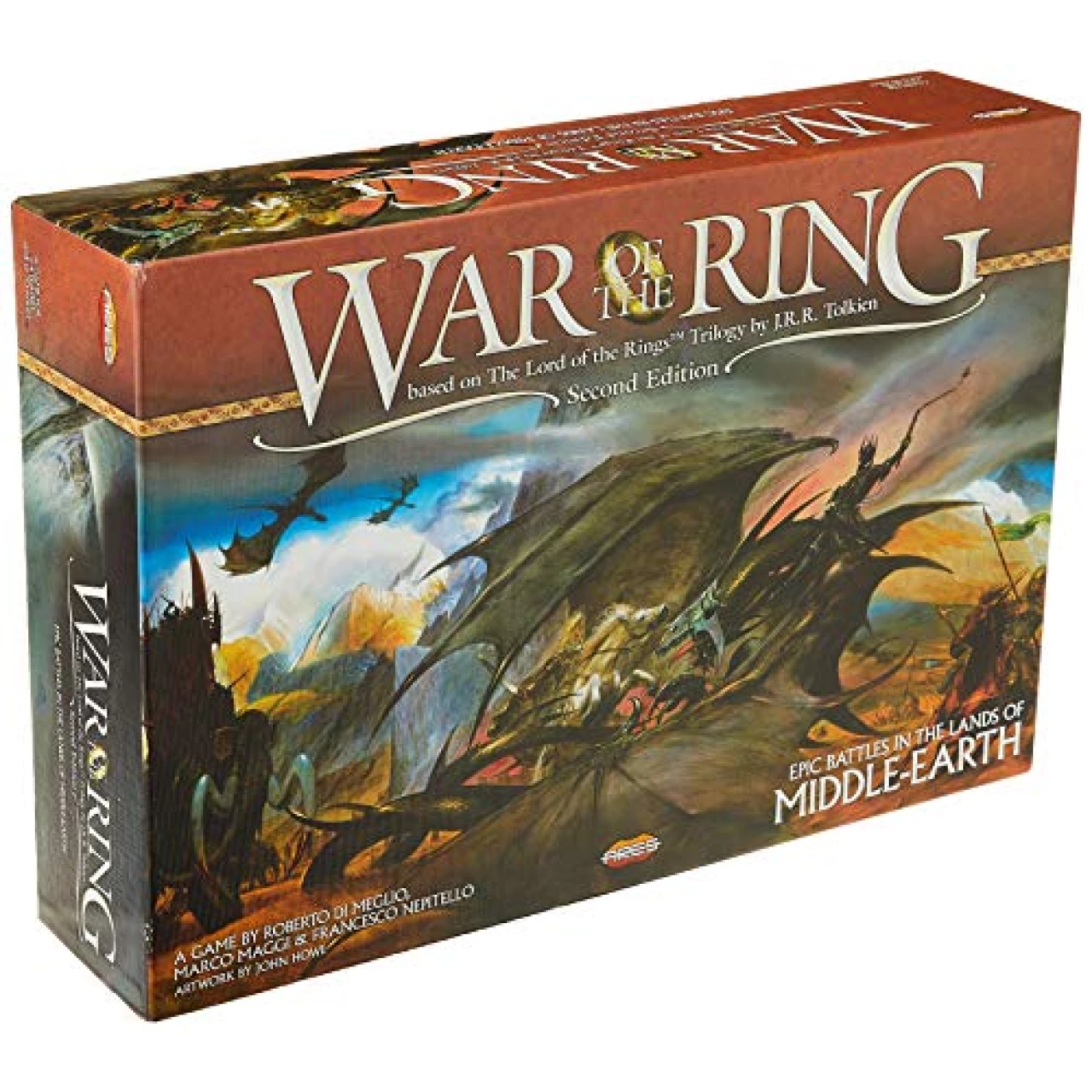 Ares Games War of The Ring 2nd Edition, Multi-Colored (AGS WOTR001), 2 to 4 Players