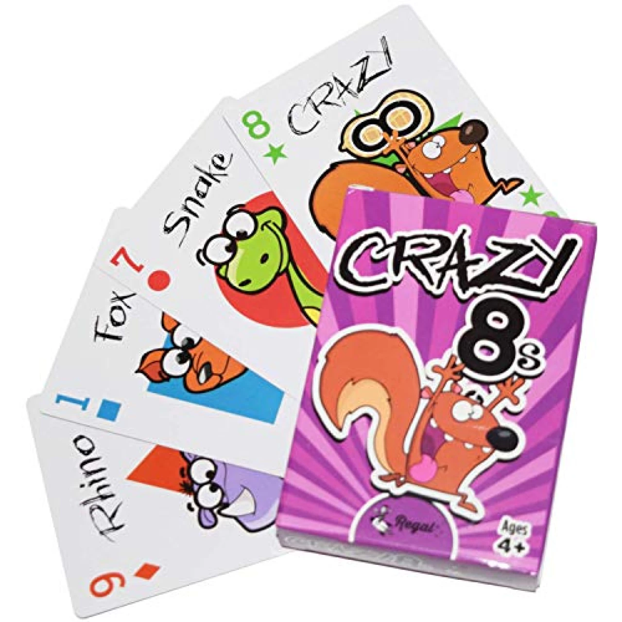 Regal Games - Classic Card Games - Crazy 8&rsquo;s