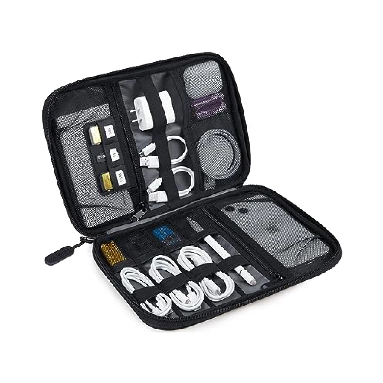 BAGSMART Electronics Organizer Travel Case, Small Cable Organizer Bag