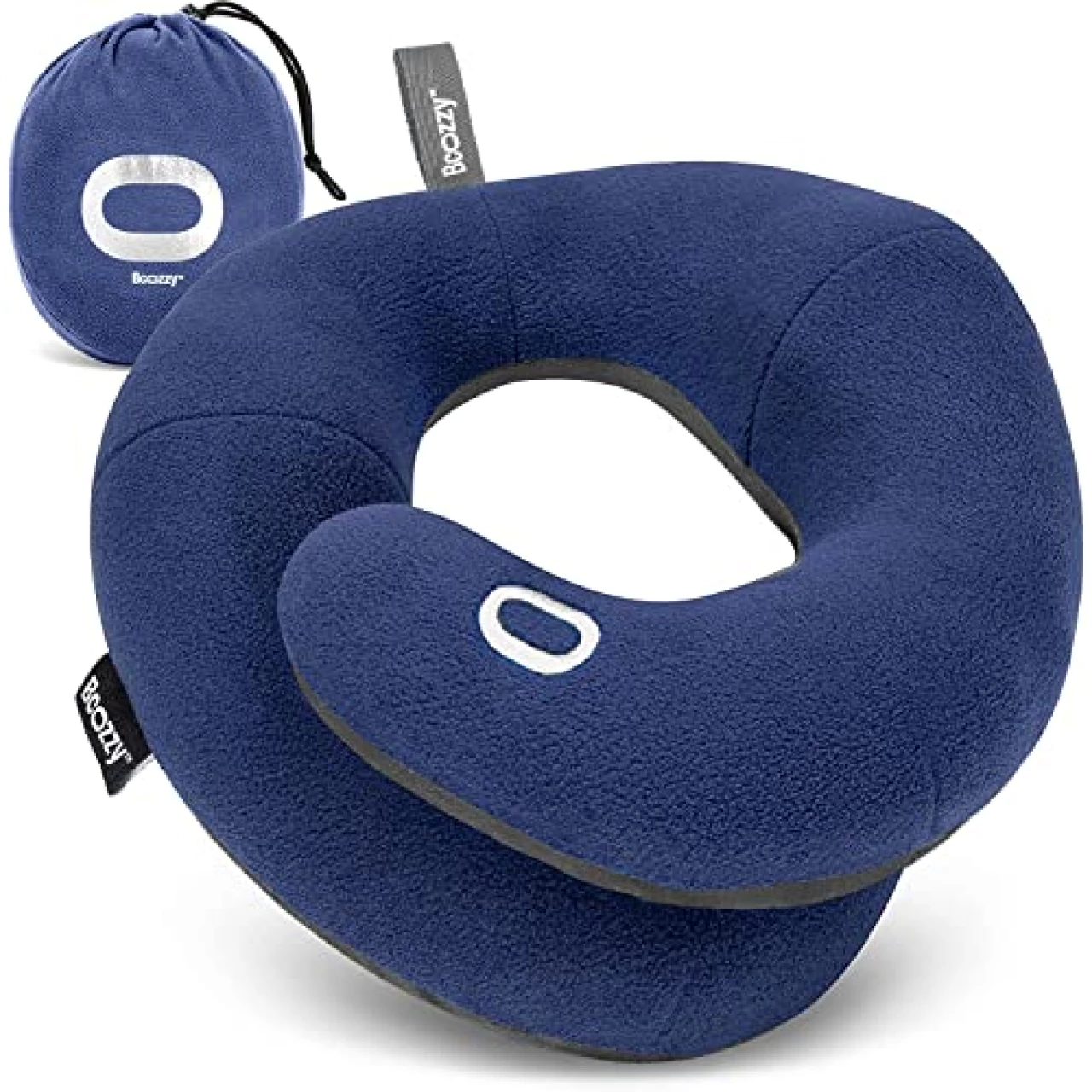 BCOZZY Neck Pillow for Travel Provides Double Support to The Head, Neck, and Chin