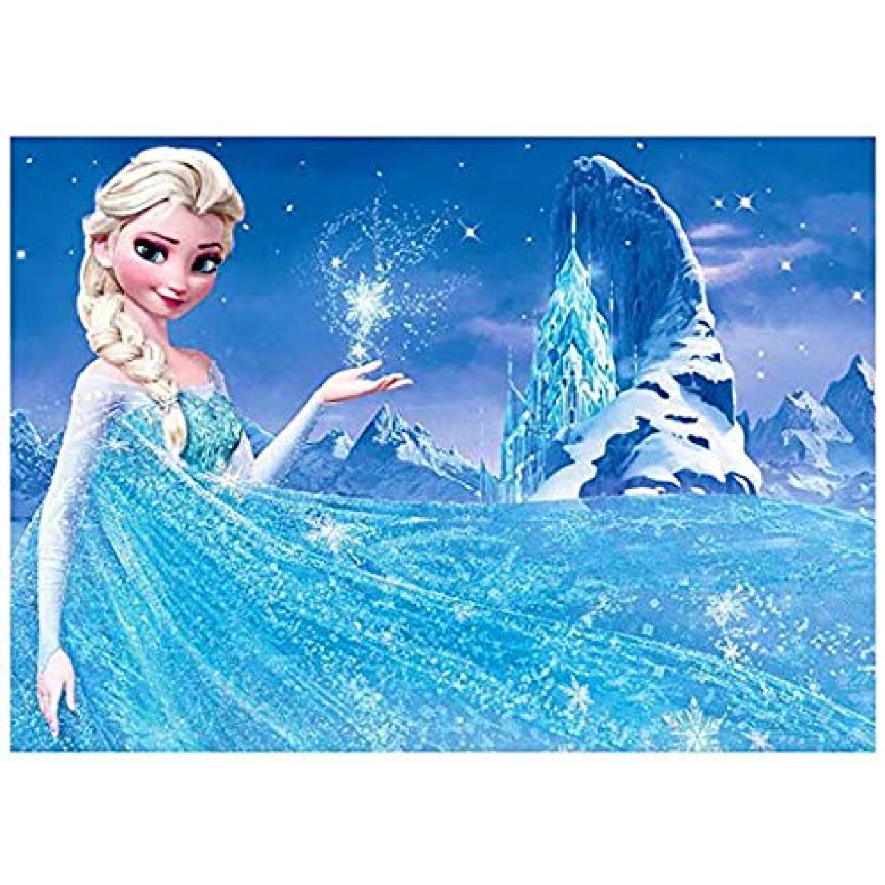 ACANDYL Paint by Number Frozen Elsa DIY Painting Paint by Number Kit for Kids Adults DIY Canvas Painting by Numbers Acrylic Painting Arts Craft for Home Wall Decoration Paint by Number Disney 16x20 In