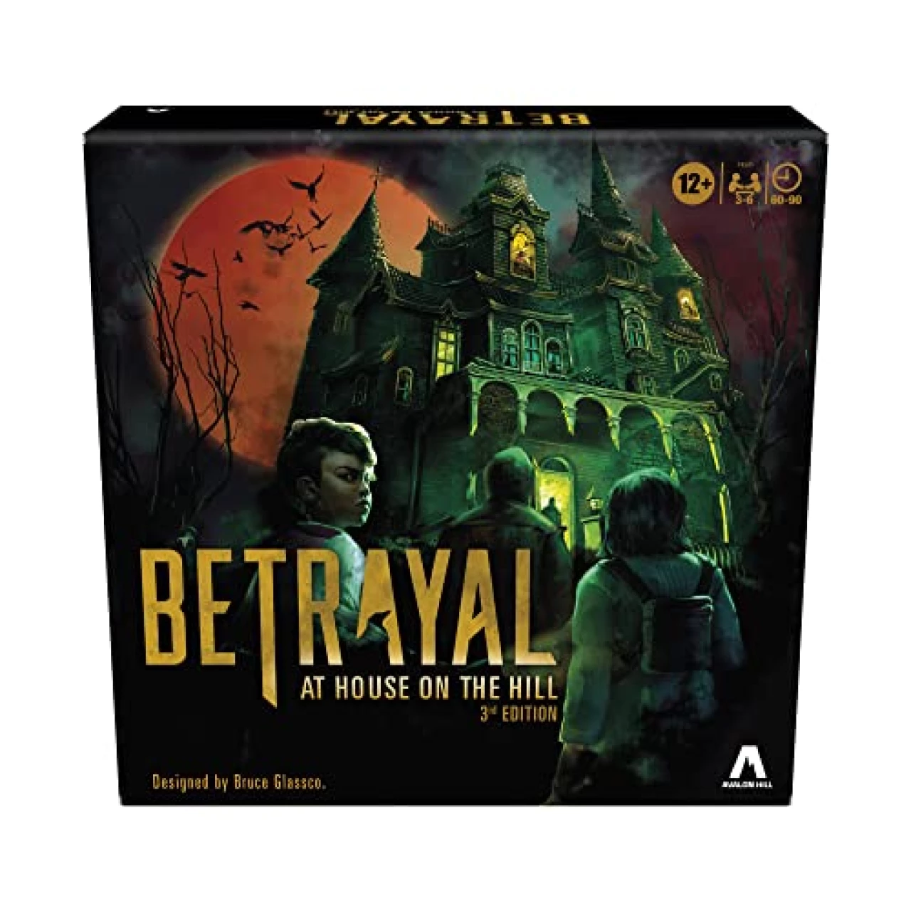Avalon Hill Hasbro Gaming Betrayal at The House on The Hill 3rd Edition Cooperative Board Game