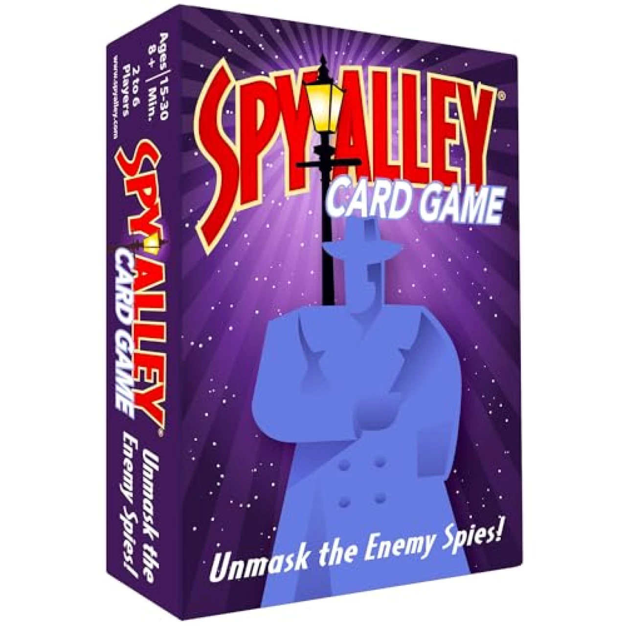 SPY ALLEY Card Game: Secret Intrigue for Kids and Adults Ages 8 and Up, Reimagined Spy Game for 2-6 Players, Mystery Games, Family Games for Kids and Adults