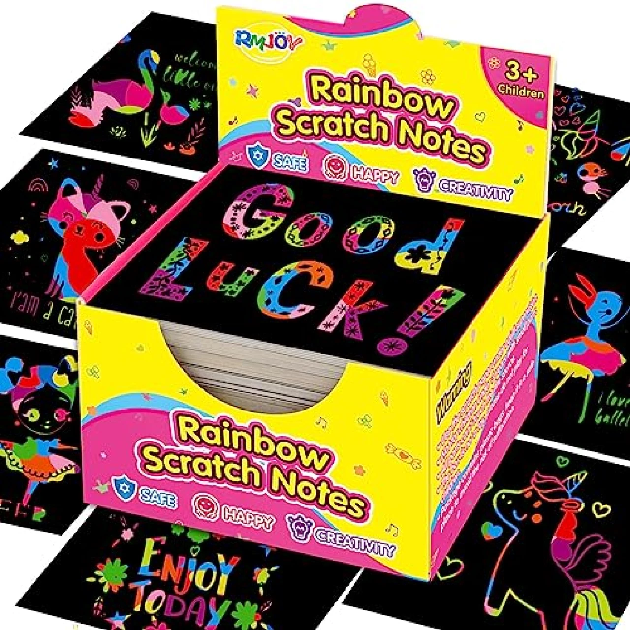 RMJOY Scratch Art Mini Notes